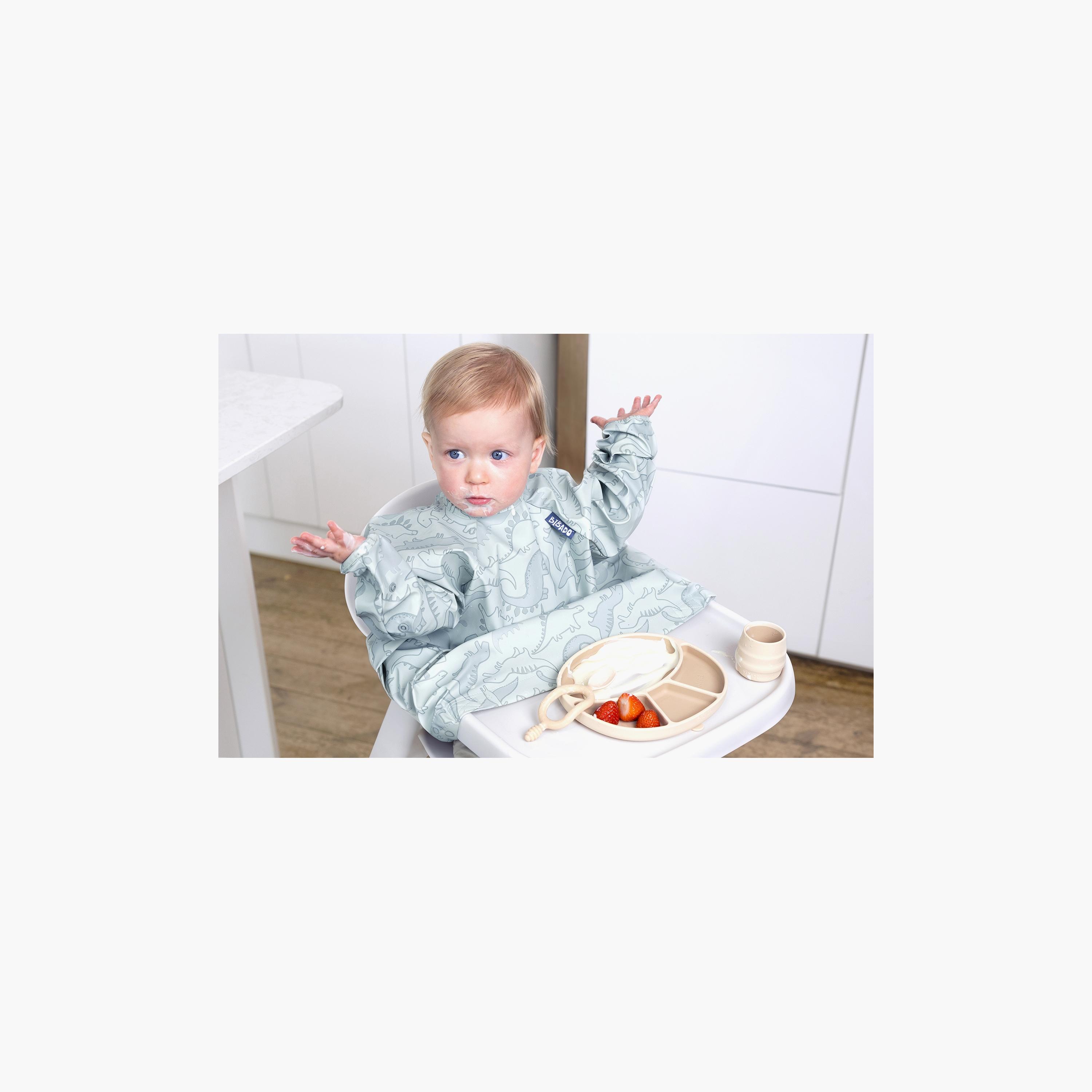 Bibado Two-Tone Silicone Super Suction Divider Plate-baby-feeding-mealtimeessentials-image-5