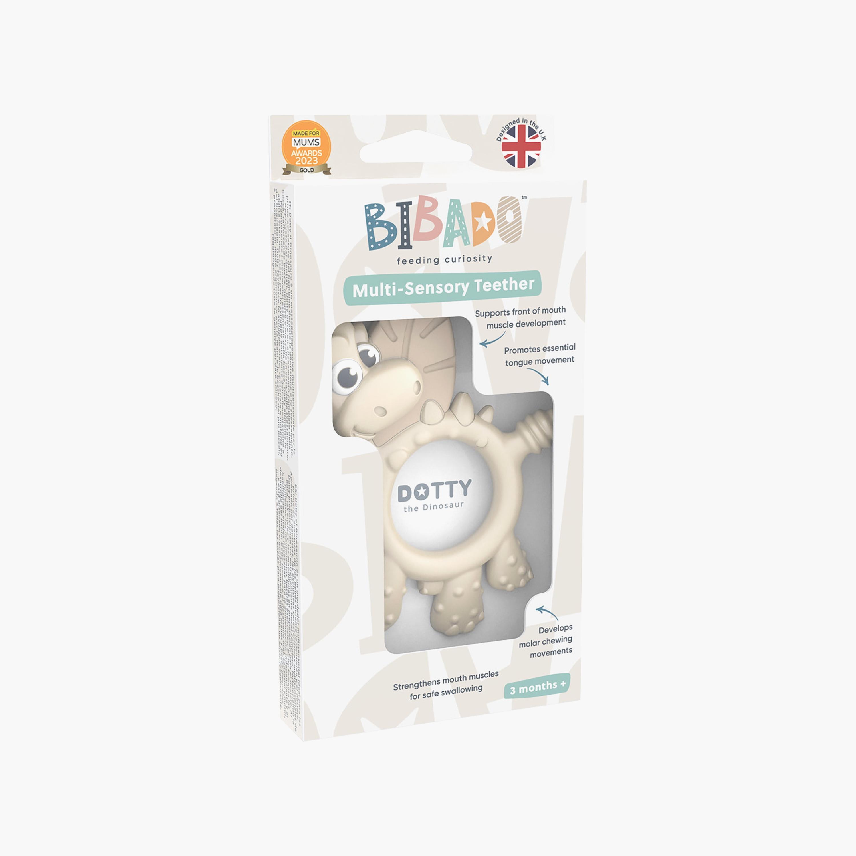 Bibado Dotty the Dinosaur Multi-Sensory Teether-baby-feeding-teethers-image-3