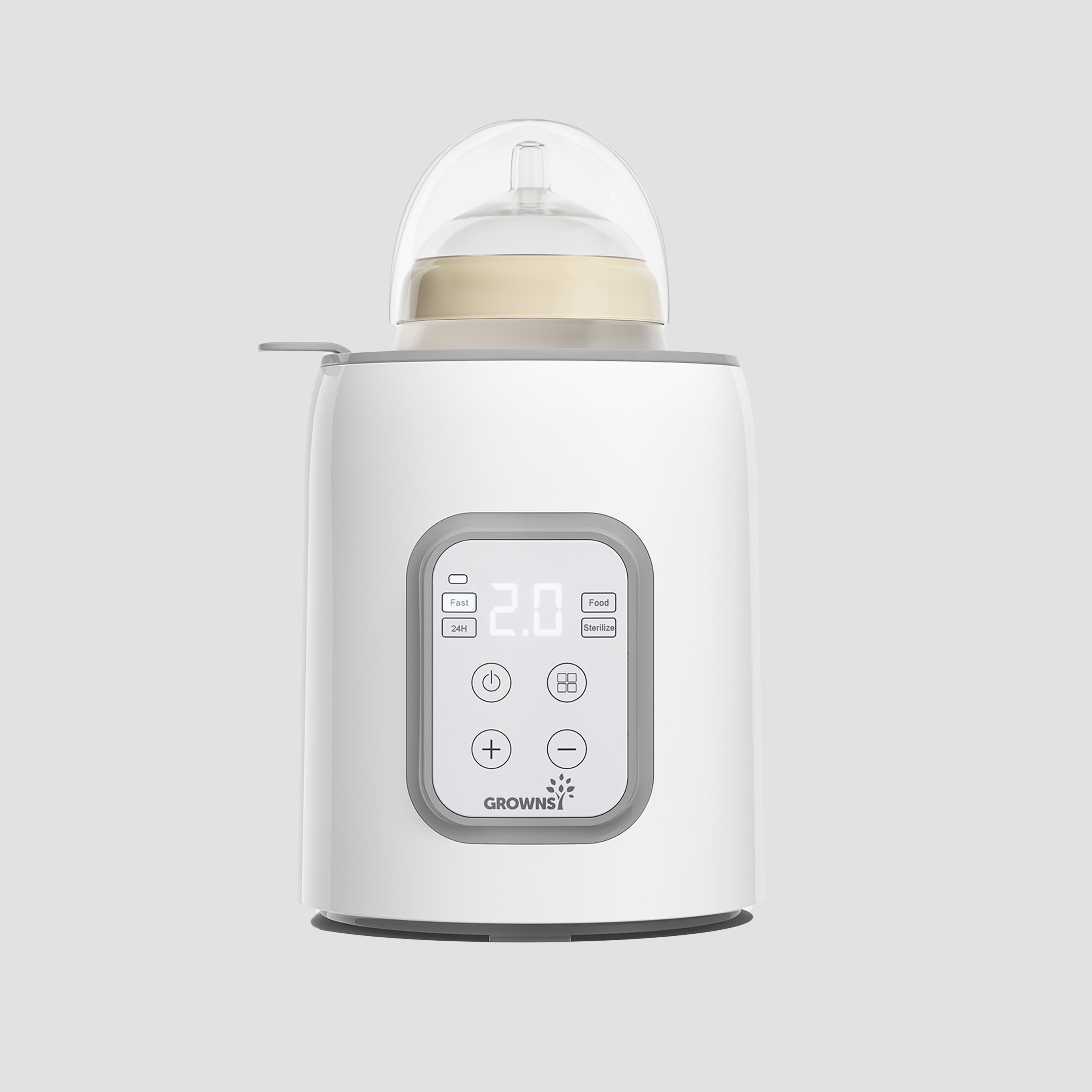 Grownsy Fast Bottle Warmer with Timer-baby-feeding-sterilizersandwarmers-image-1