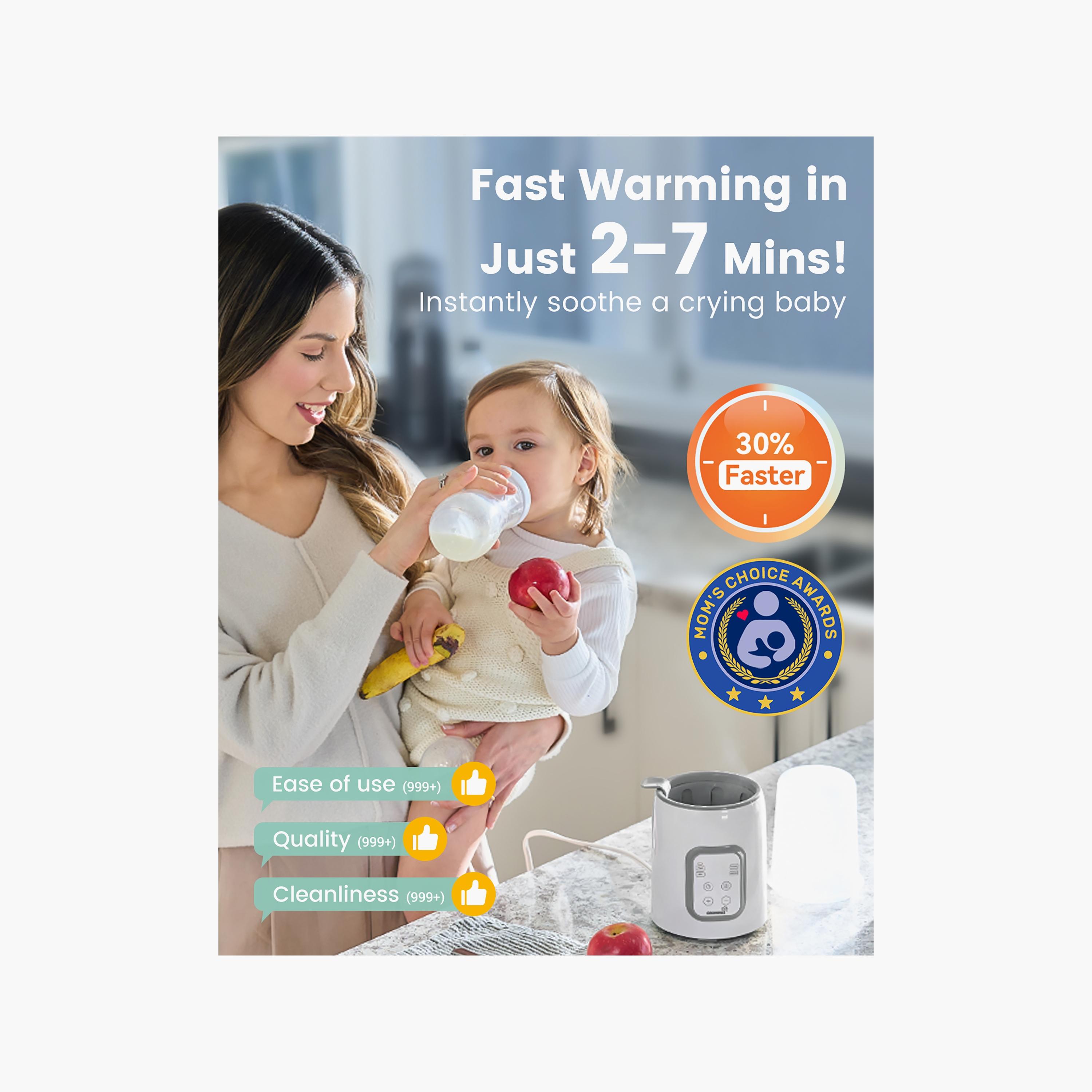 Grownsy Fast Bottle Warmer with Timer-baby-feeding-sterilizersandwarmers-image-10