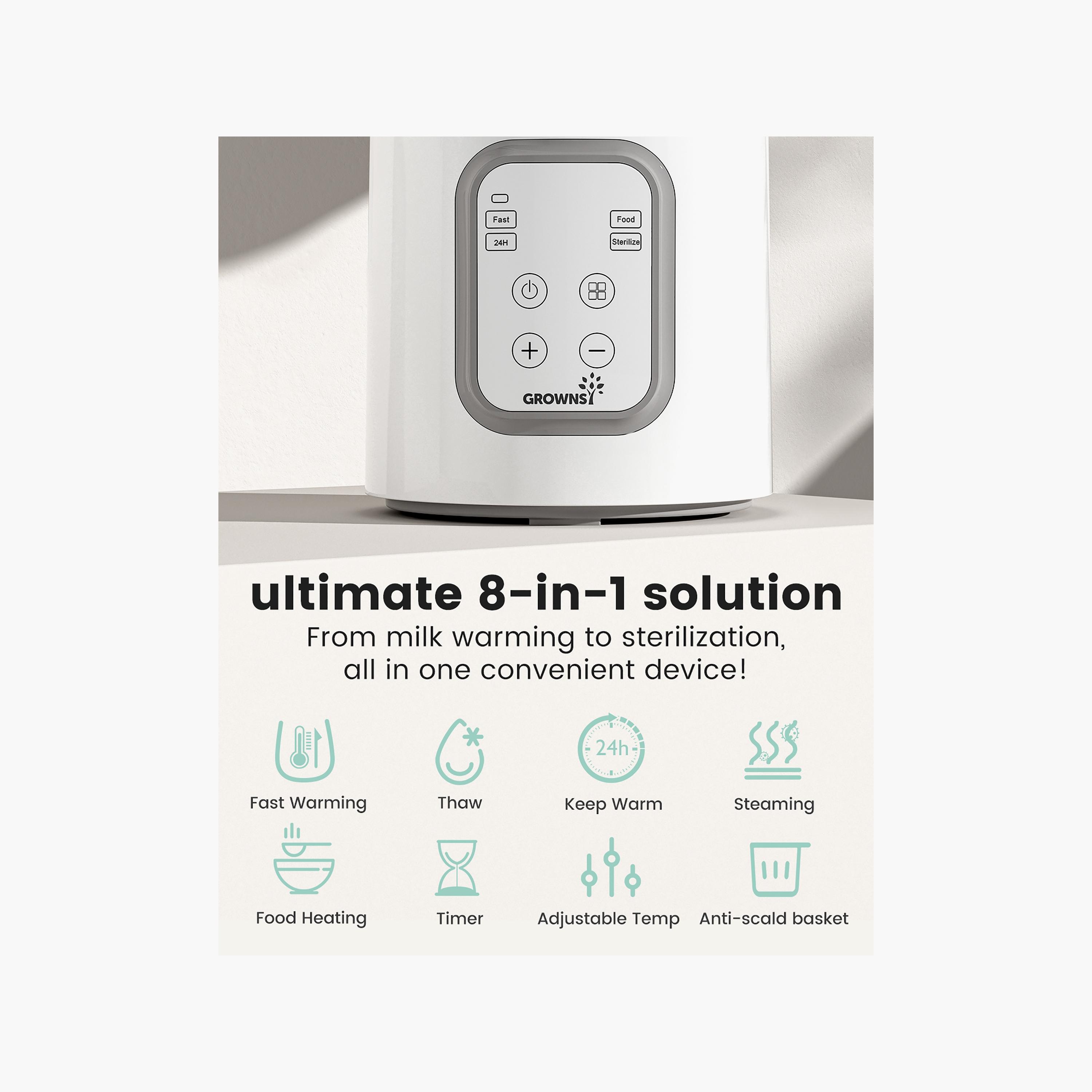 Grownsy Fast Bottle Warmer with Timer-baby-feeding-sterilizersandwarmers-image-5