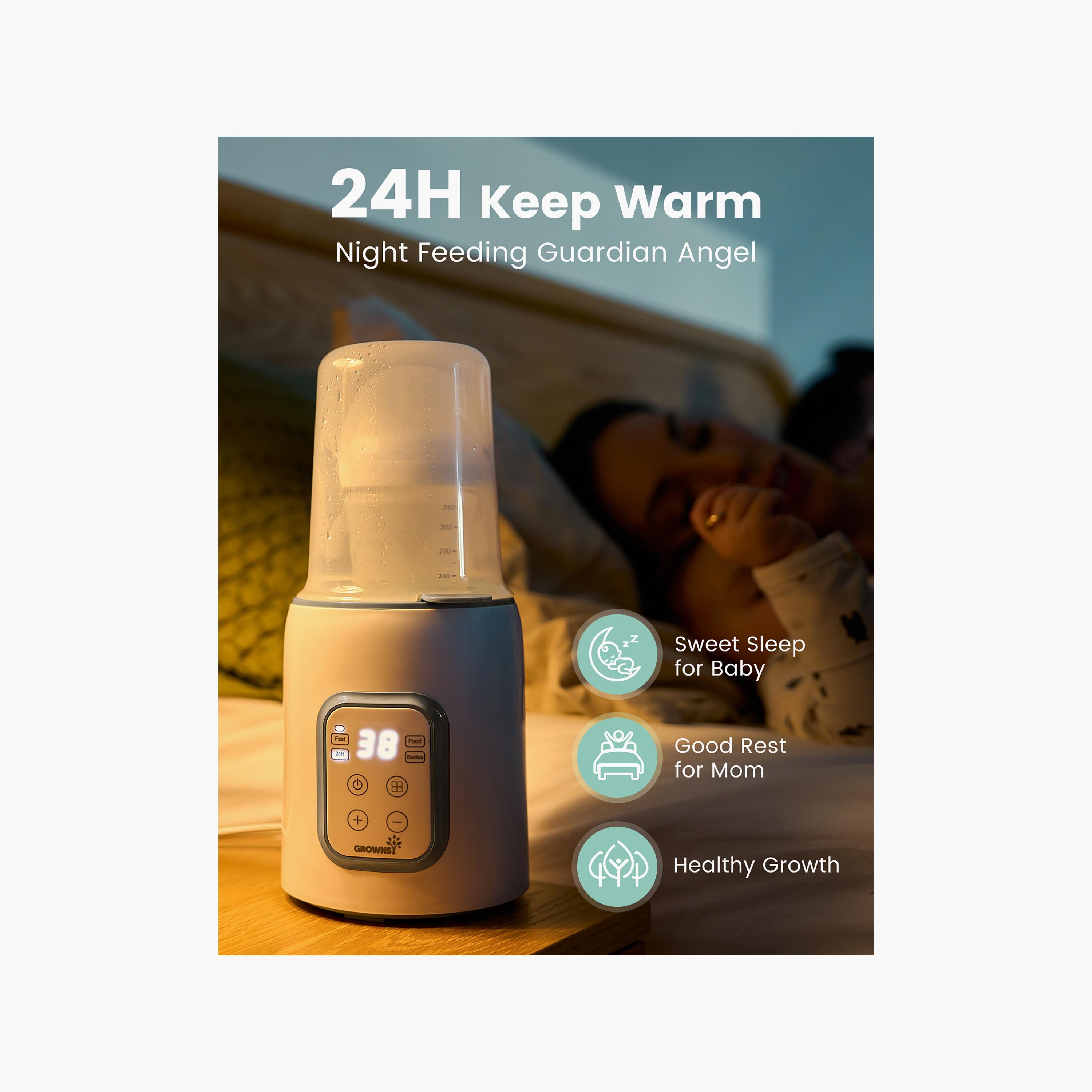 Grownsy Fast Bottle Warmer with Timer-baby-feeding-sterilizersandwarmers-image-6