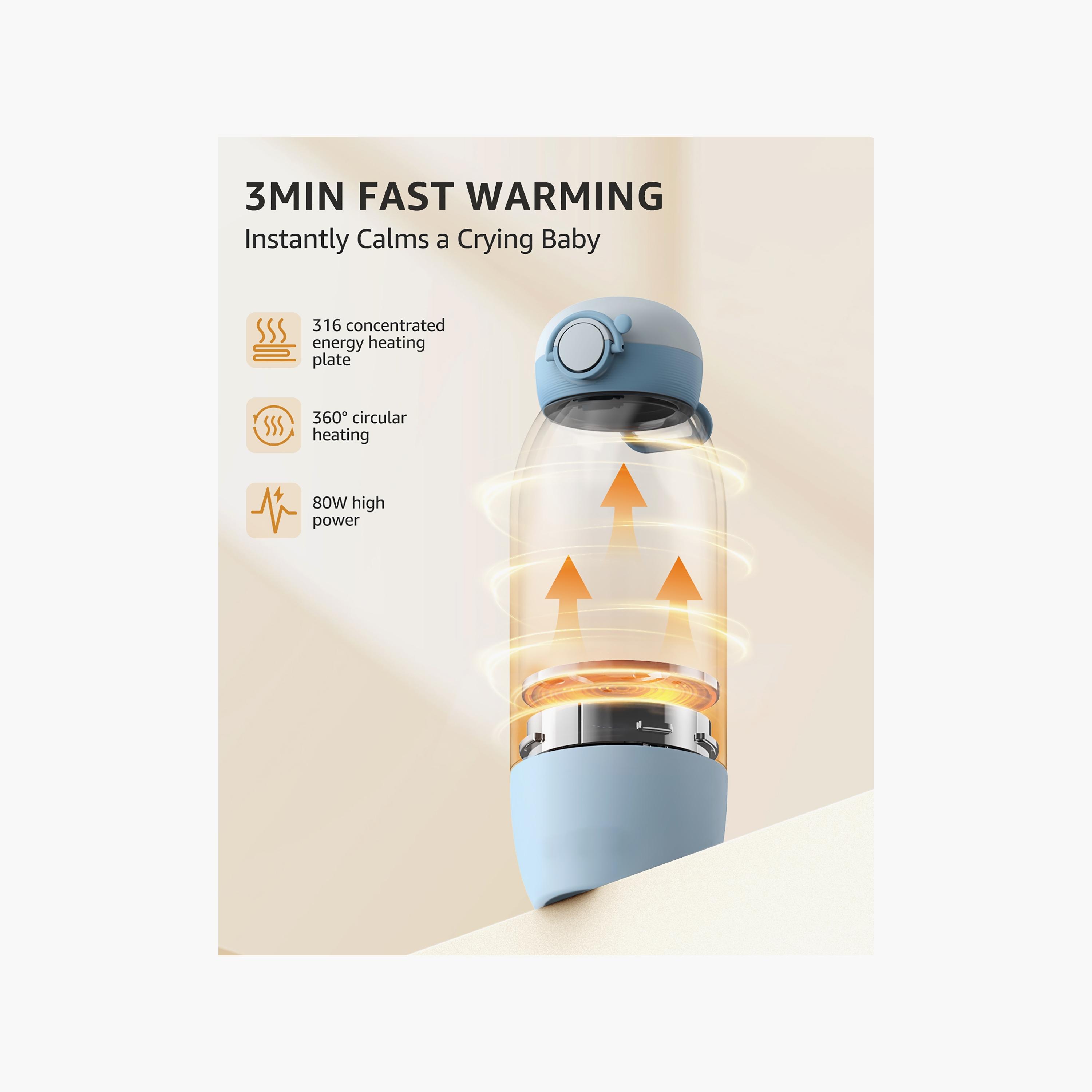 Grownsy Portable Bottle Warmer for Breast Milk-baby-feeding-sterilizersandwarmers-image-2