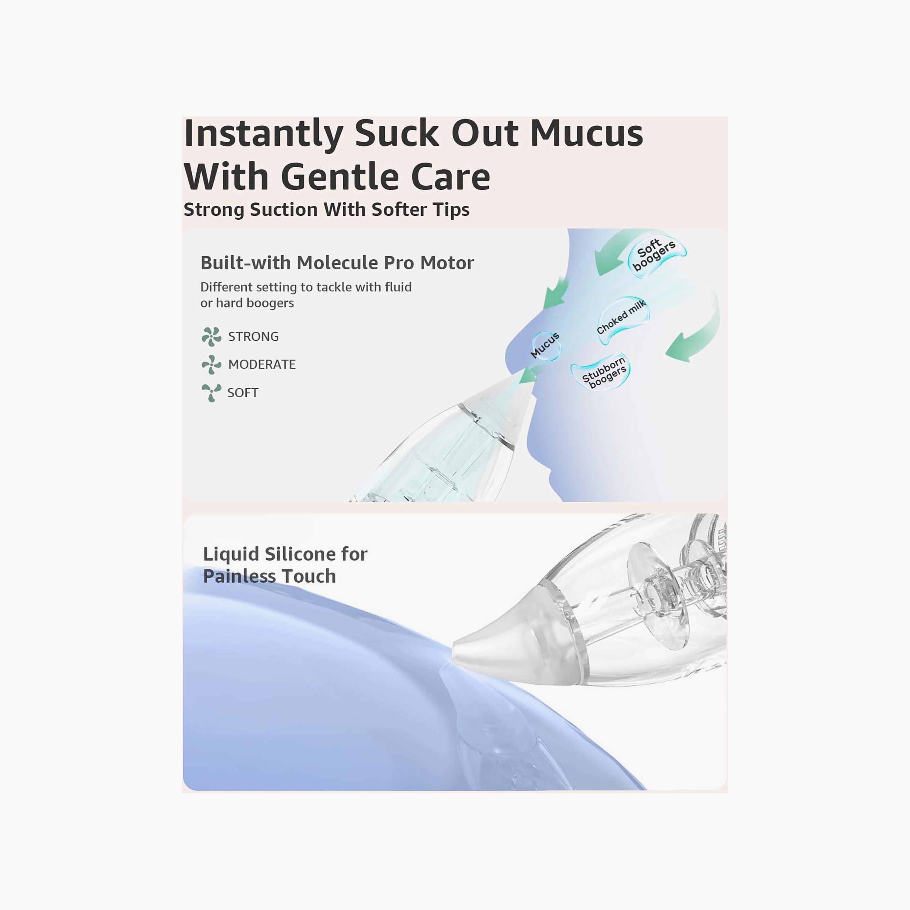 Grownsy Electric Nasal Aspirator with 3 Silicone Tips-baby-healthandsafety-thermometersandaspirators-image-7