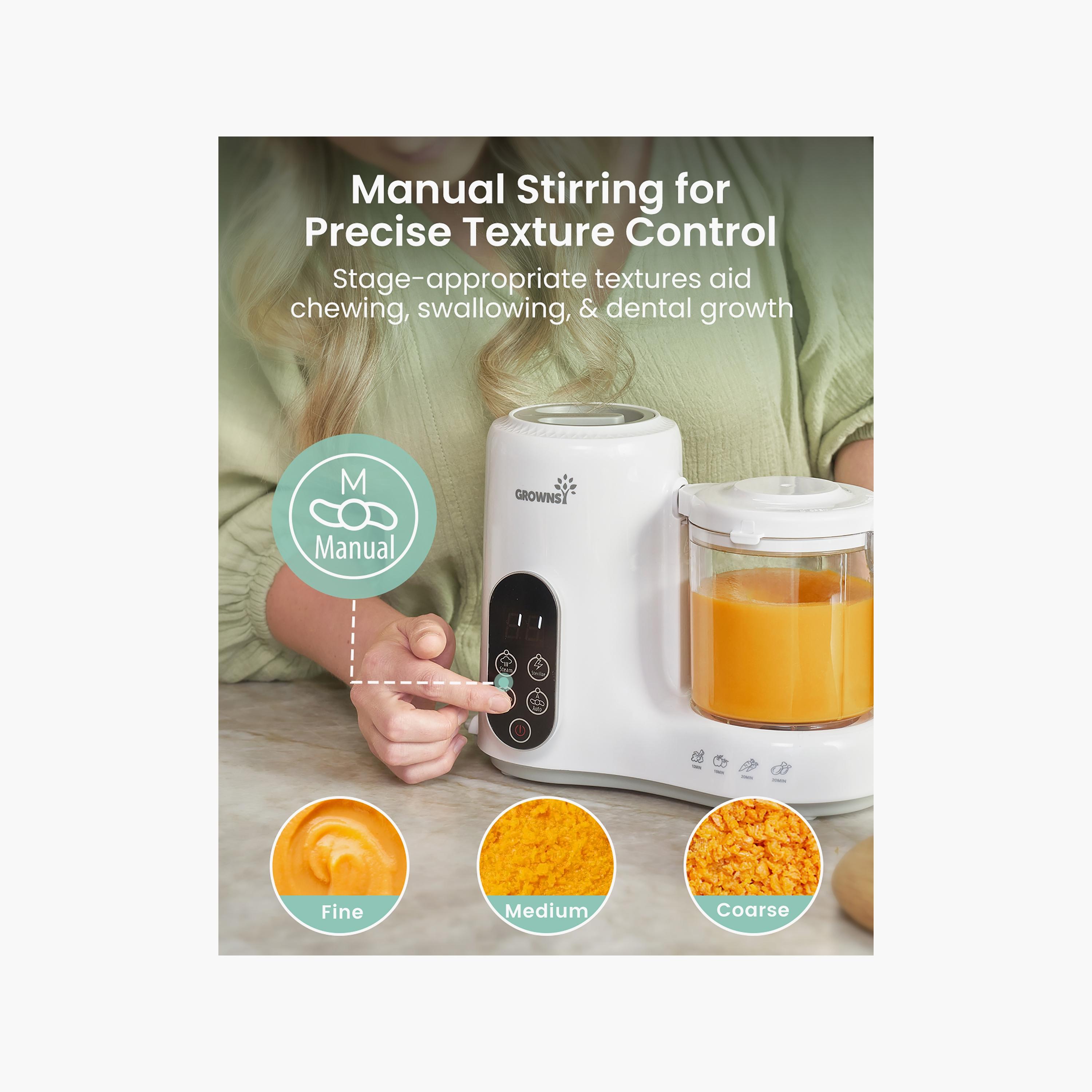 Grownsy Baby Food Maker with Automatic Sanitization-baby-feeding-babyfoodprocessors-image-4