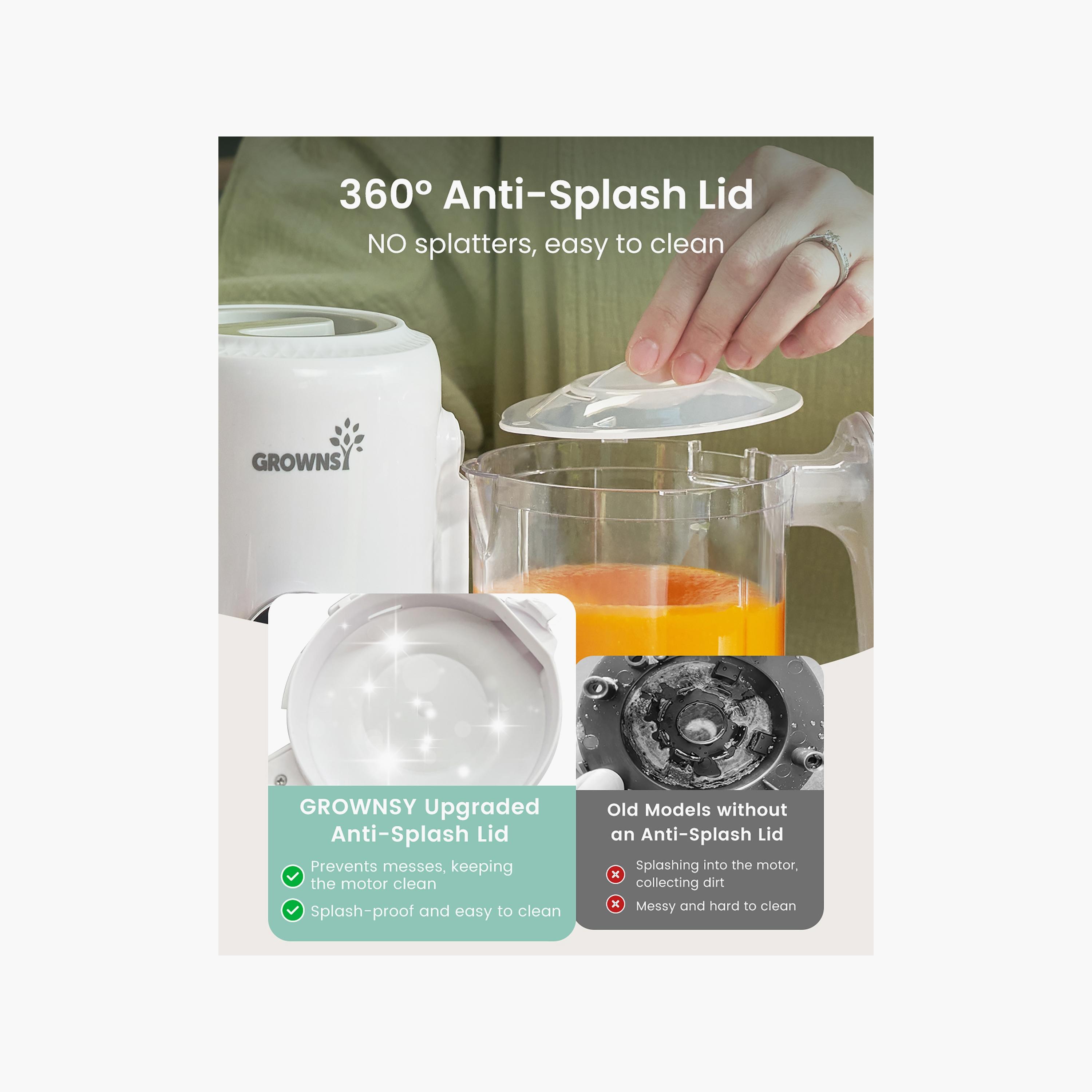 Grownsy Baby Food Maker with Automatic Sanitization-baby-feeding-babyfoodprocessors-image-5