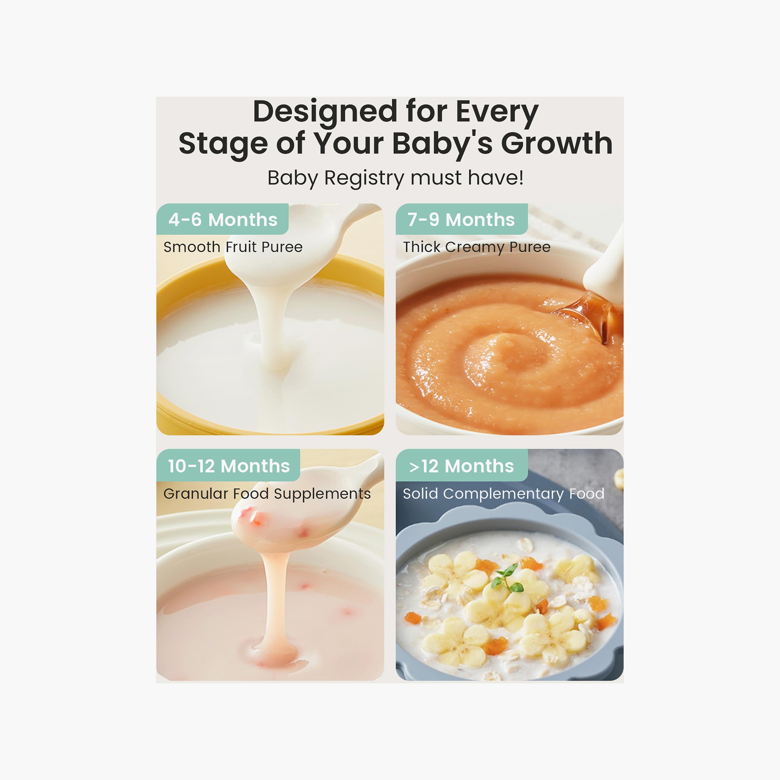 Grownsy Baby Food Maker with Automatic Sanitization-baby-feeding-babyfoodprocessors-image-6