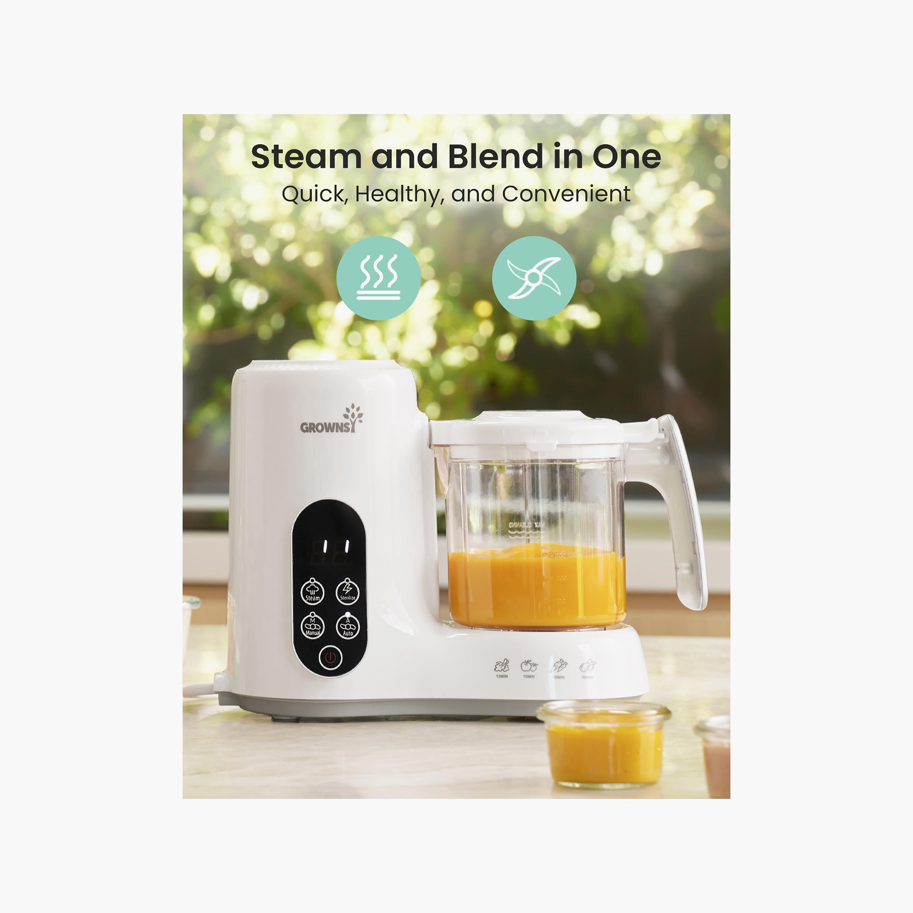 Grownsy Baby Food Maker with Automatic Sanitization-baby-feeding-babyfoodprocessors-image-7