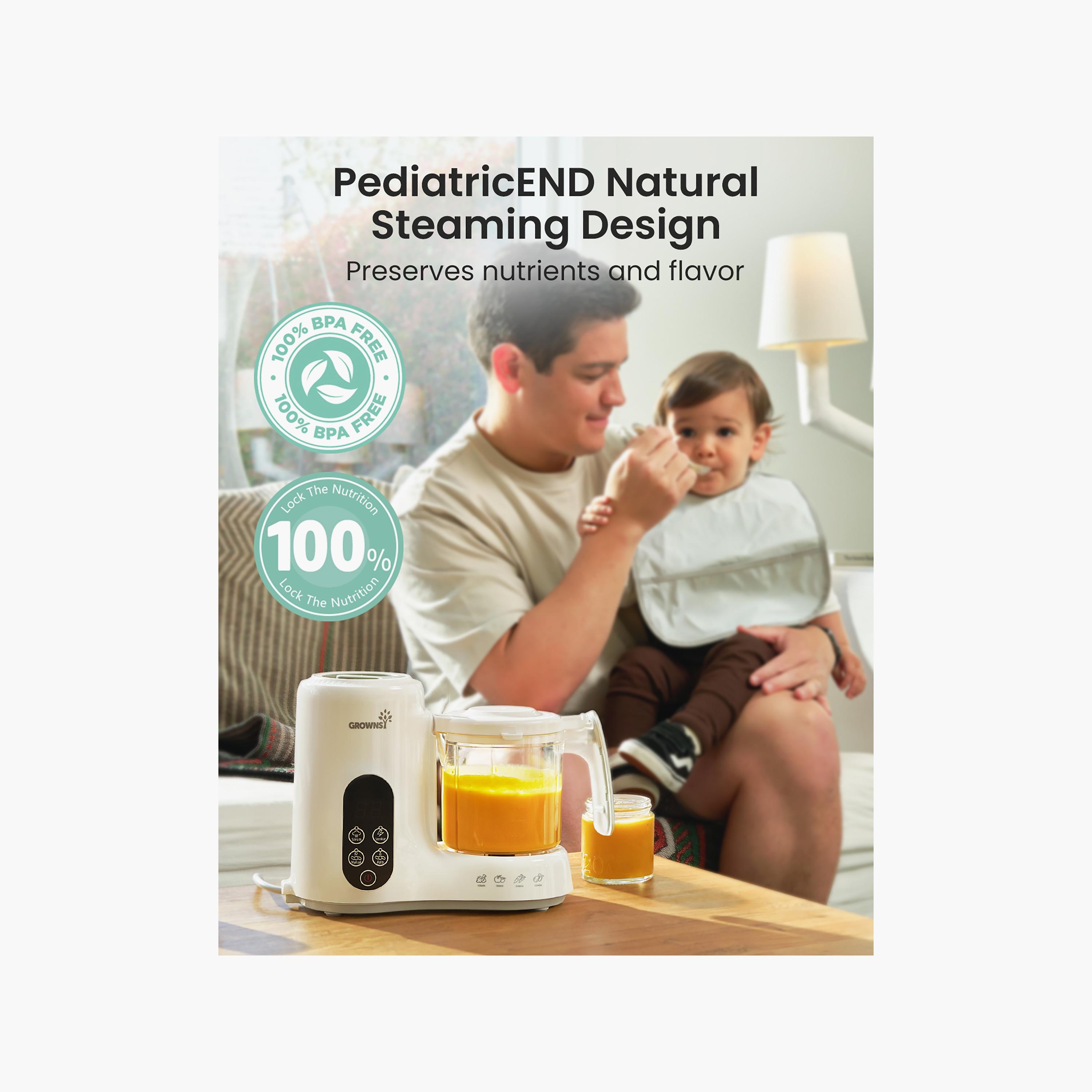 Grownsy Baby Food Maker with Automatic Sanitization-baby-feeding-babyfoodprocessors-image-8