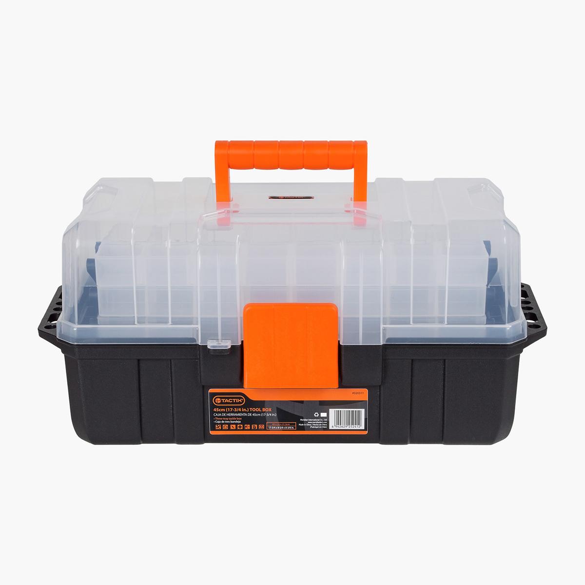 Tactix Multifunctional 3-Tier Tool Box