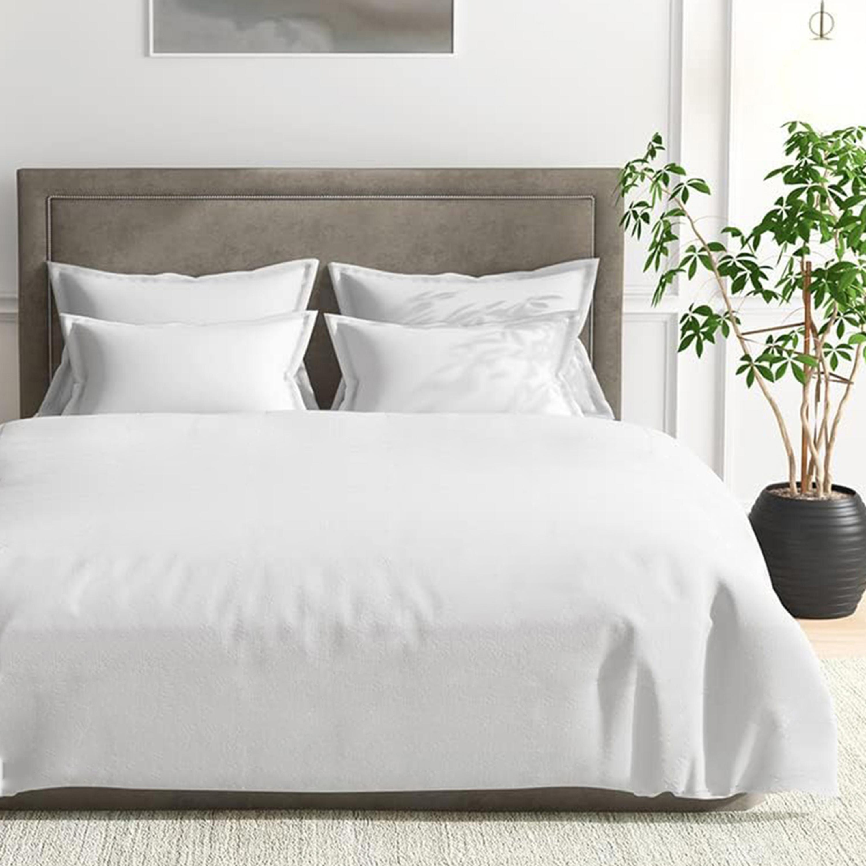 Mulberry Living Cotton 1000 Thread Count Super King Duvet Cover - 228x274 cm