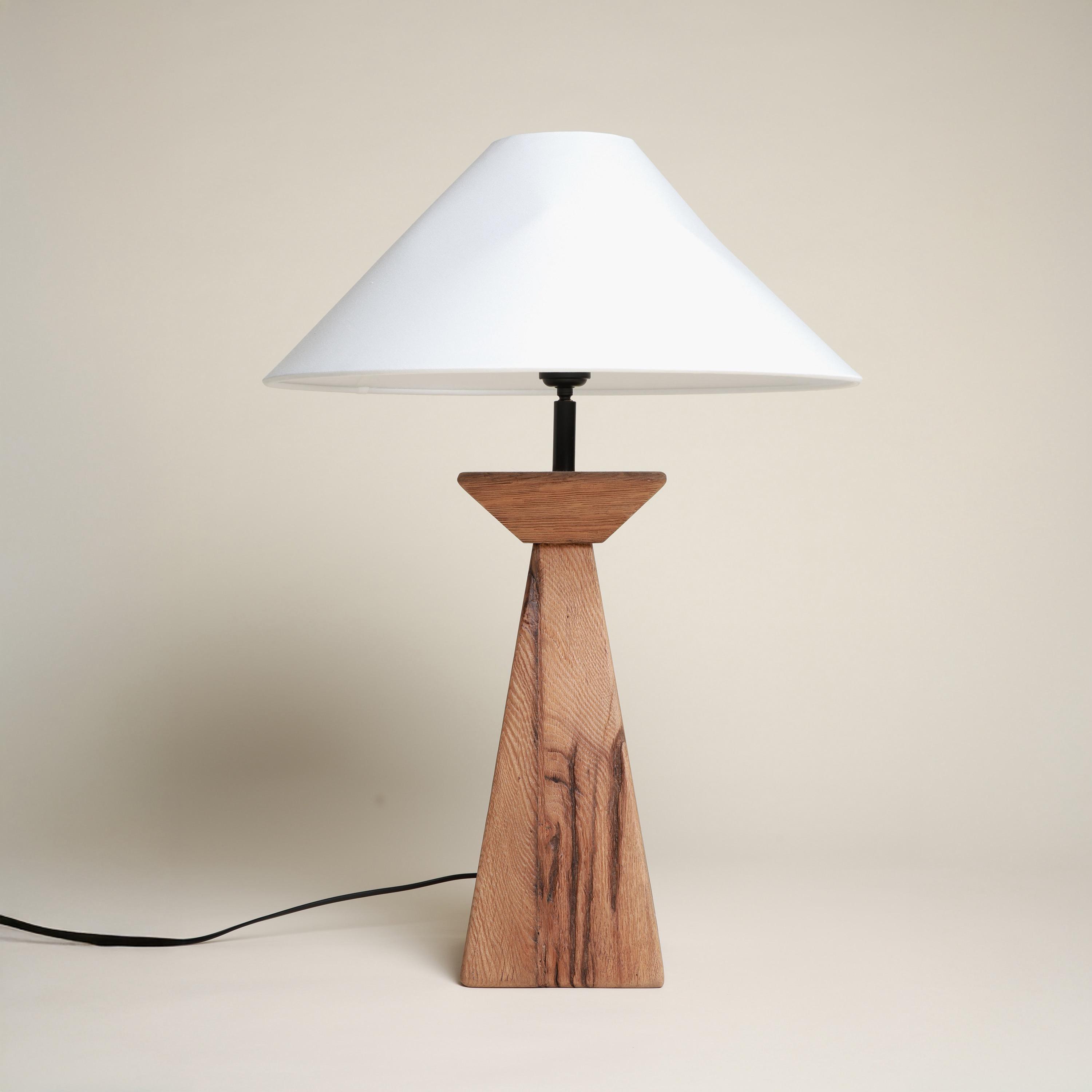 Touche Deco Ember Wooden Table Lamp - 42 cm