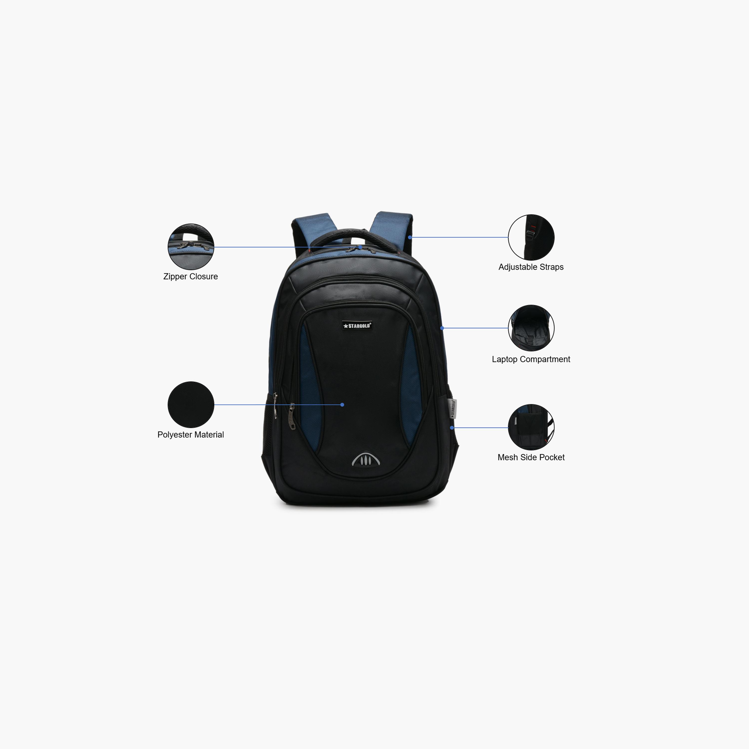 ستار غولد - شنطة ظهر بوليستر 30 لترًا | 19.5 إنش حزام قابل للتعديل | STARGOLD-CN-travel-luggagesandbags-backpacks-image-6