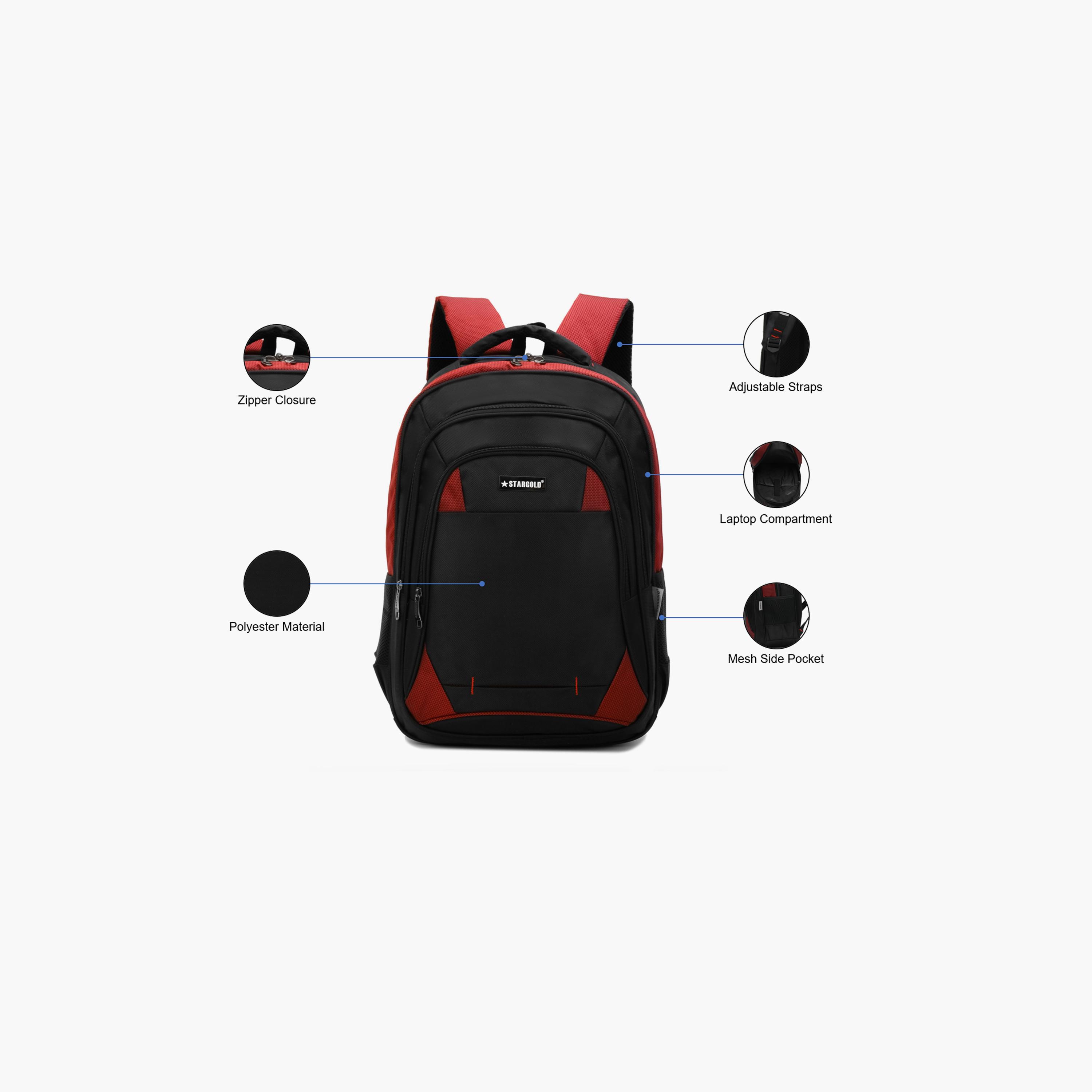 Stargold 30 L | 19.5 Inches Backpack with Adjustable Strap, Polyester | STARGOLD-CR-travel-luggagesandbags-backpacks-image-3