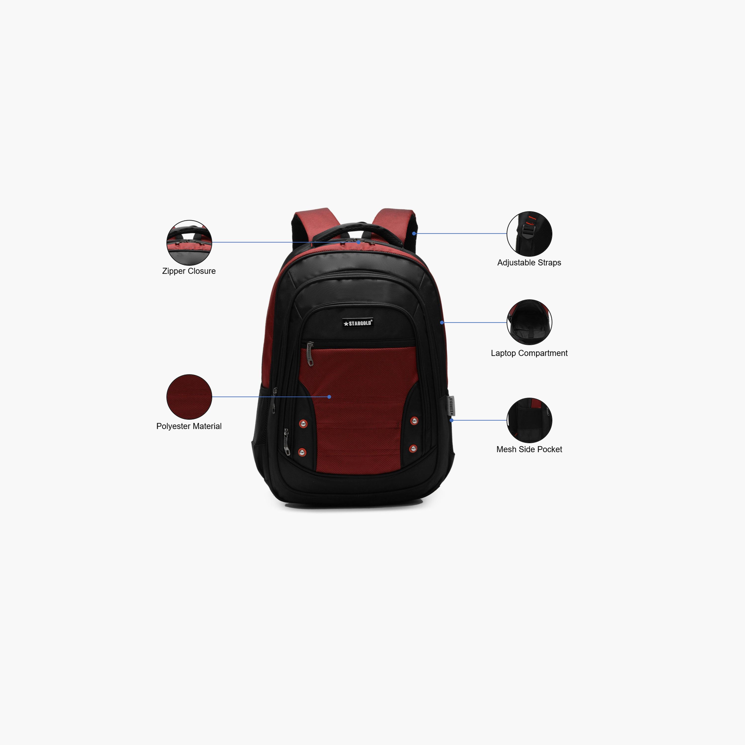 Stargold 30 L | 19.5 Inches Backpack with Adjustable Strap, Polyester | STARGOLD-CS-travel-luggagesandbags-backpacks-image-3