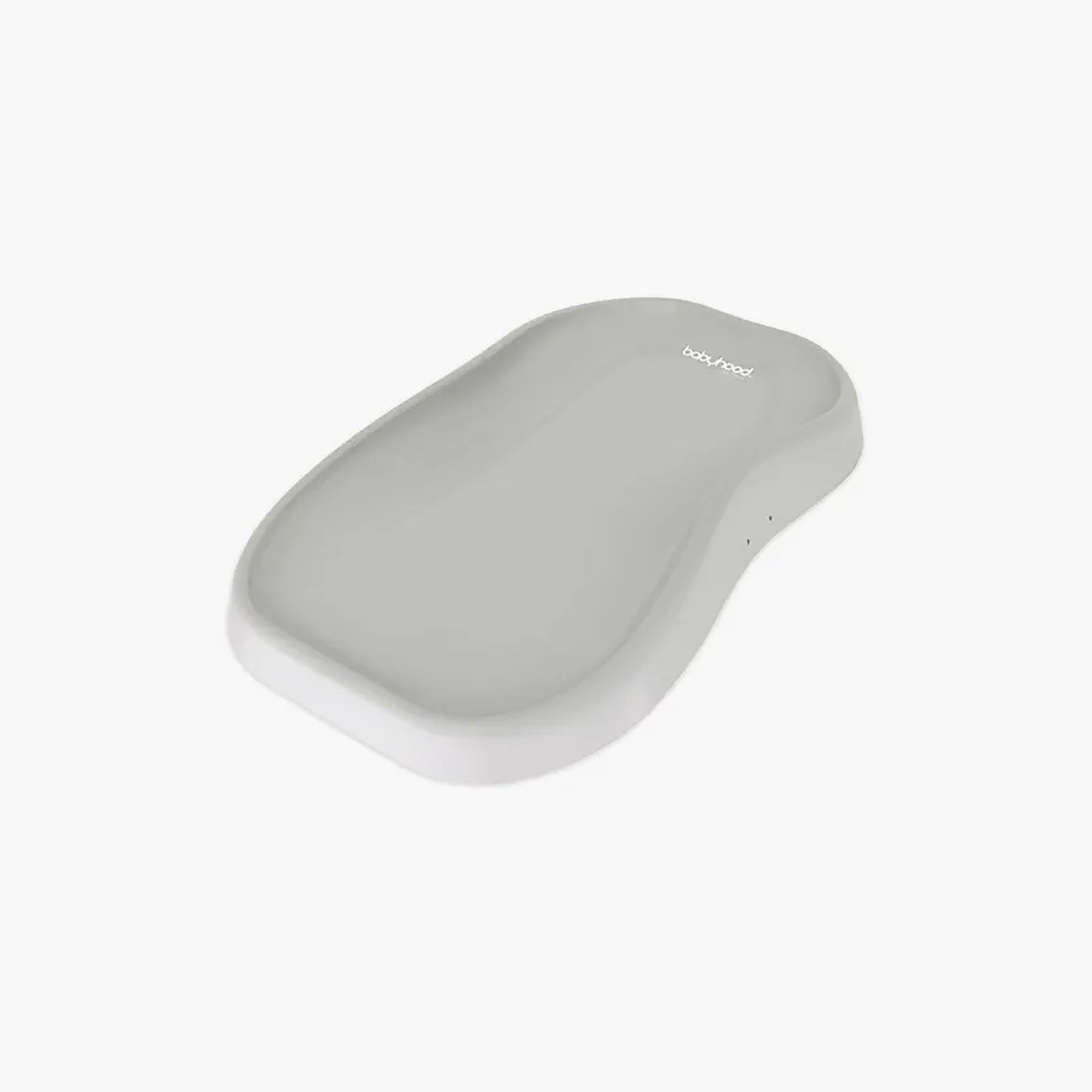 Babyhood Amani Bebe Jersey Cotton Standard Fitted Sheet - White-baby-bathandcare-changingtables-image-2