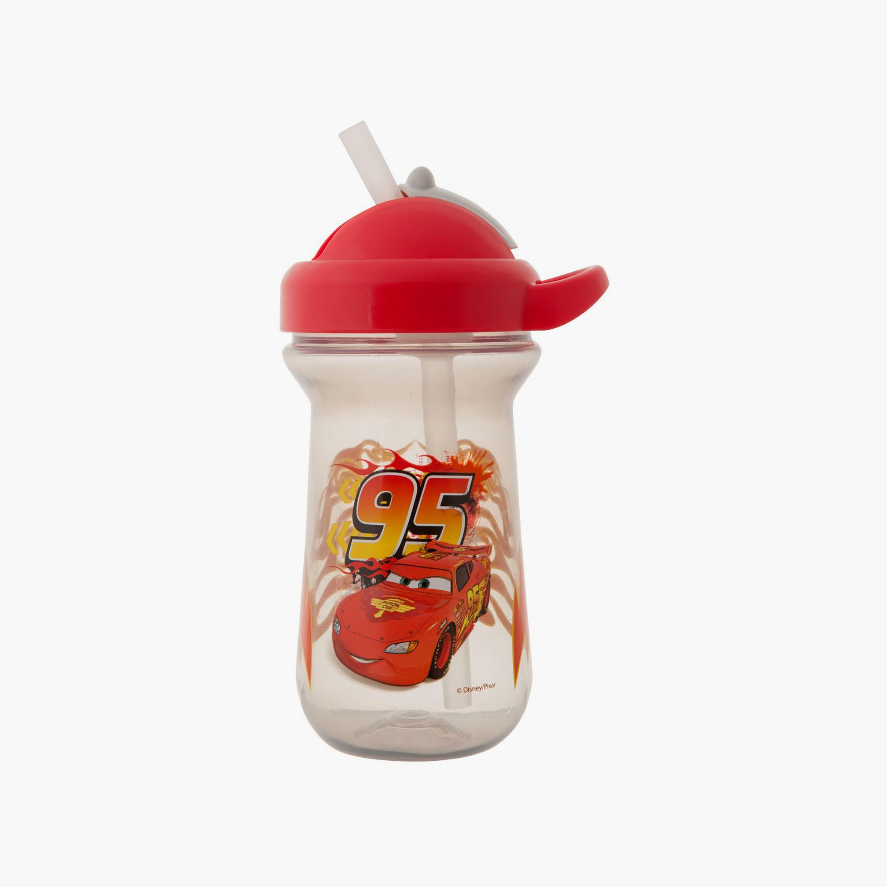The First Years Flip Top Straw Cup - Cars-baby-feeding-mealtimeessentials-image-1