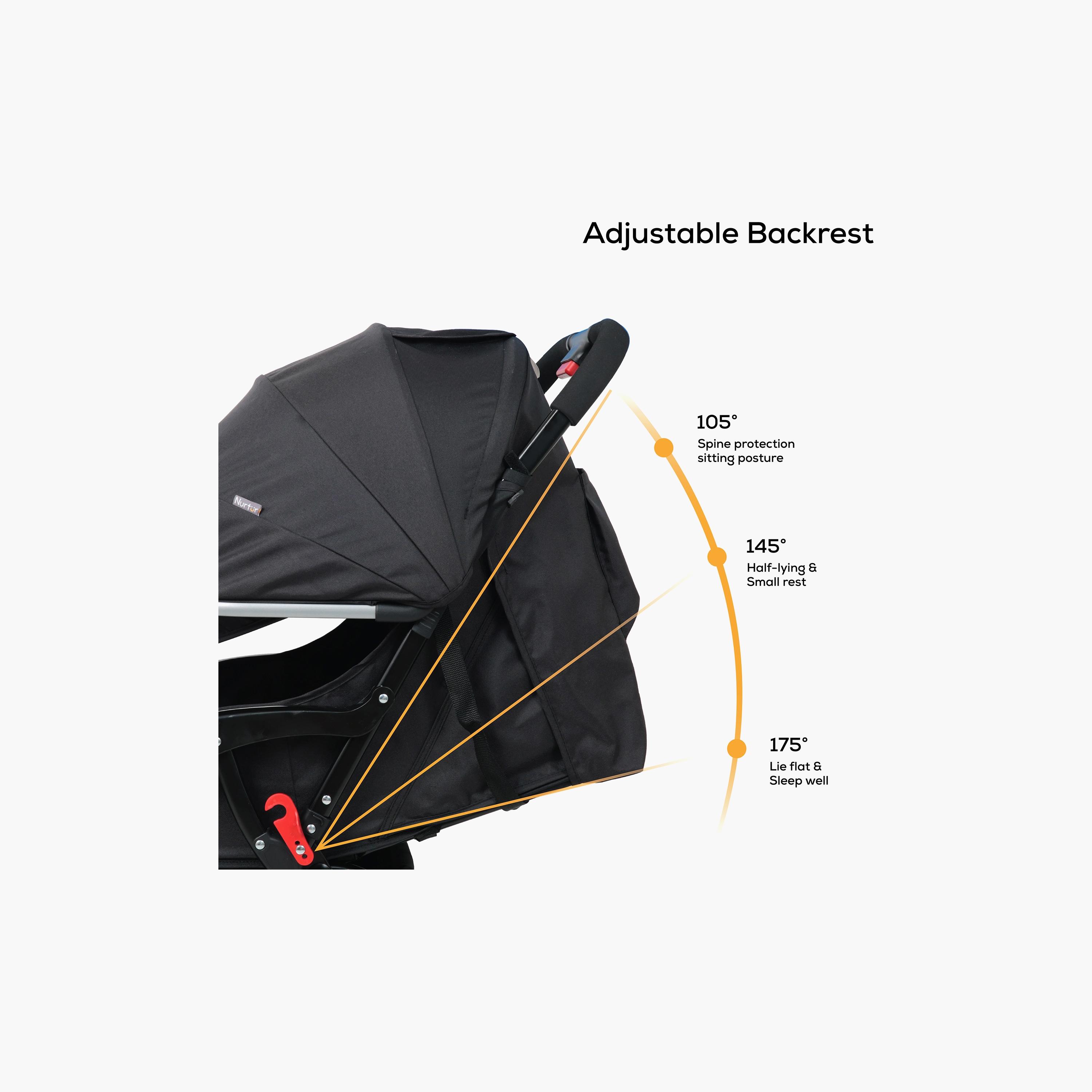 Nurtur Bliss Ultra Compact Lightweight Baby Travel Stroller-baby-gear-strollersandprams-strollers-image-2