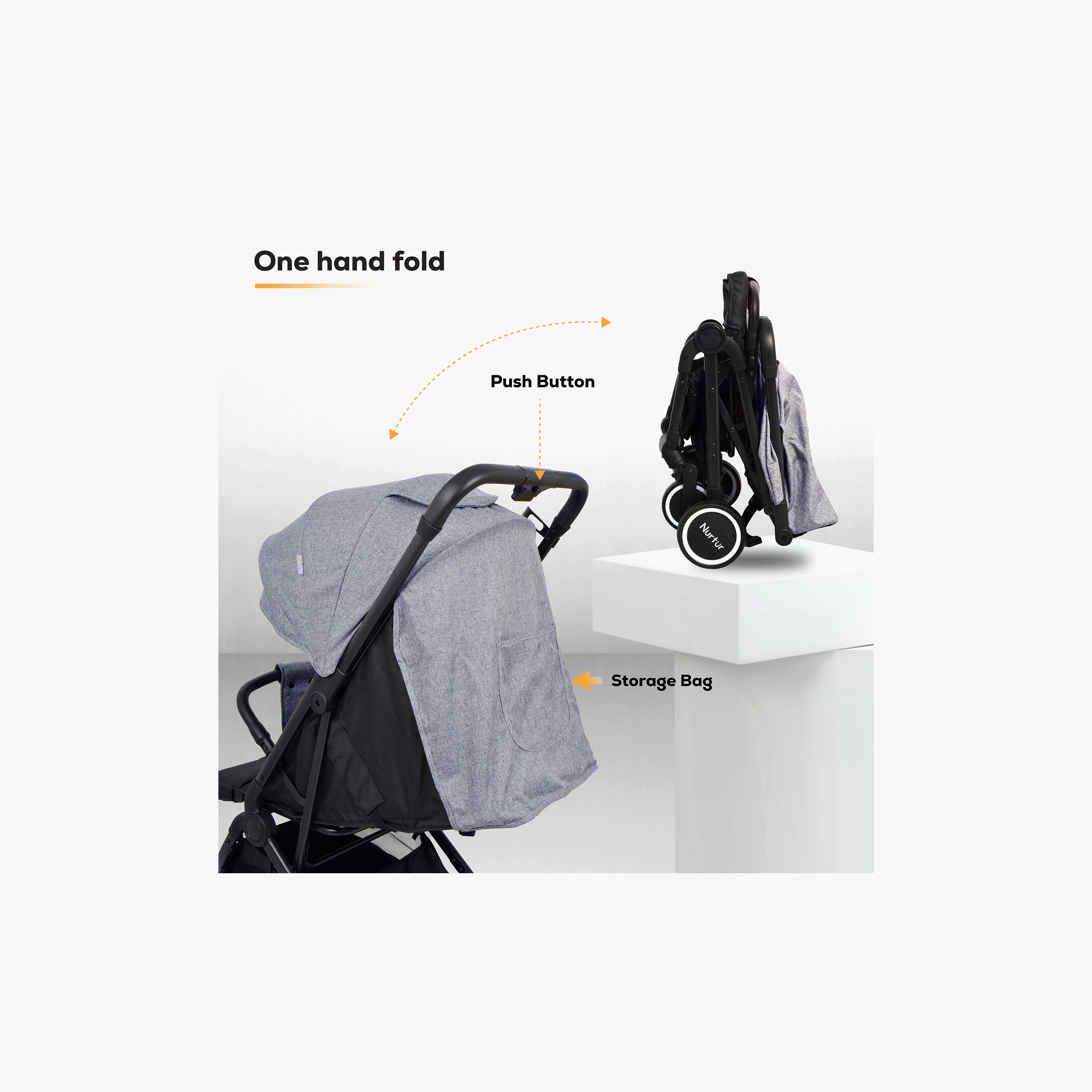 Nurtur Bravo Travel Stroller with Storage Basket-baby-gear-strollersandprams-strollers-image-6