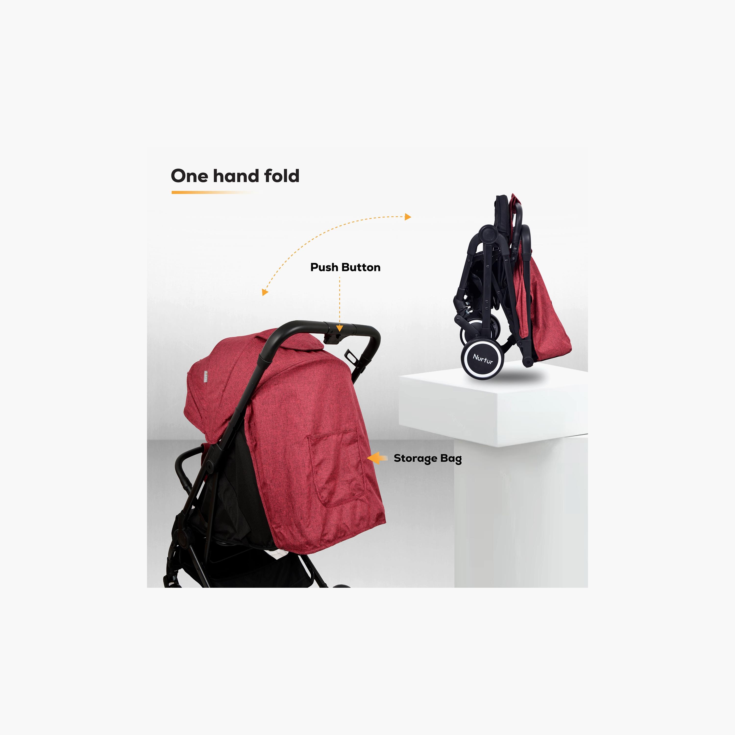Nurtur Bravo Travel Stroller with Storage Basket-baby-gear-strollersandprams-strollers-image-6