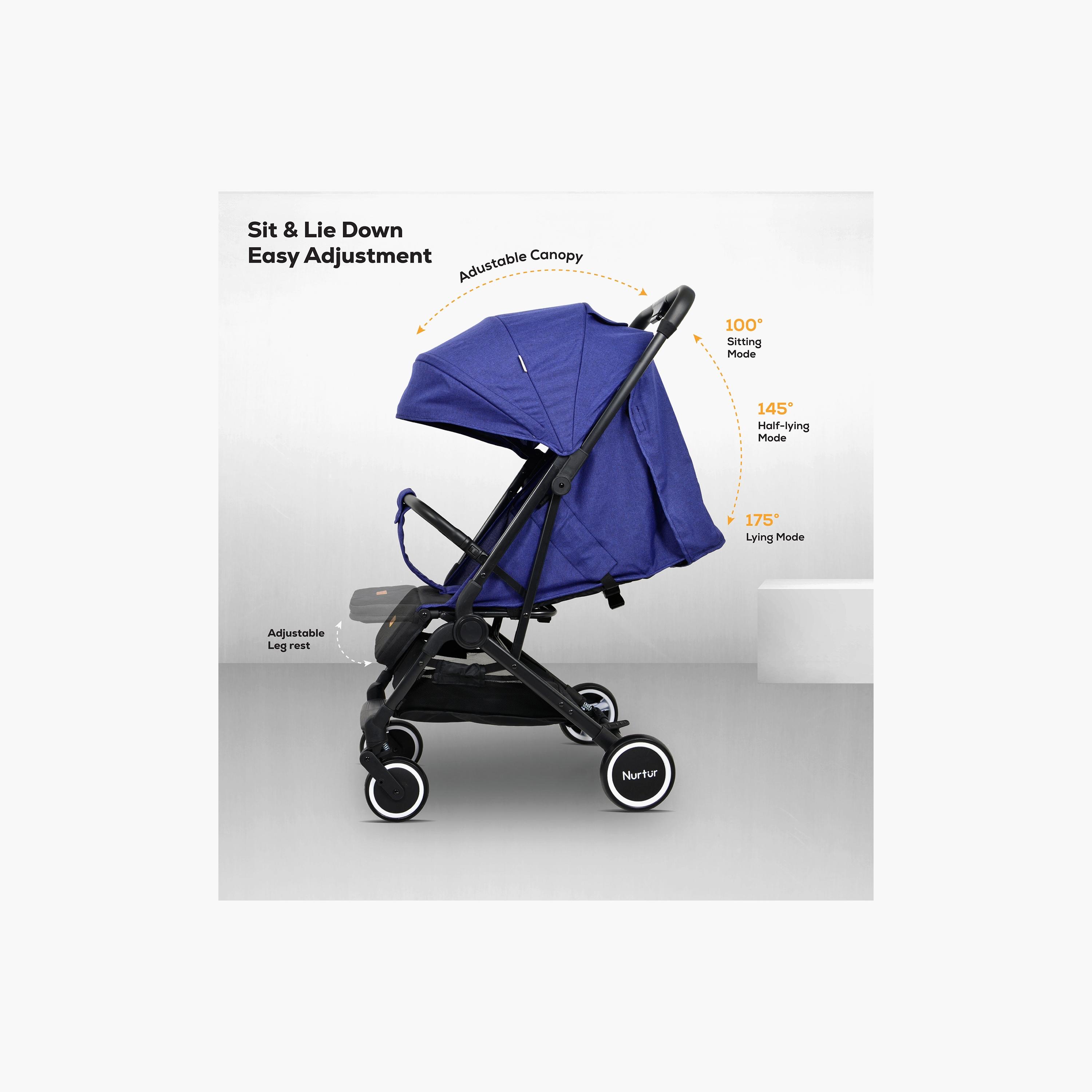 Nurtur Bravo Travel Stroller with Storage Basket-baby-gear-strollersandprams-strollers-image-2