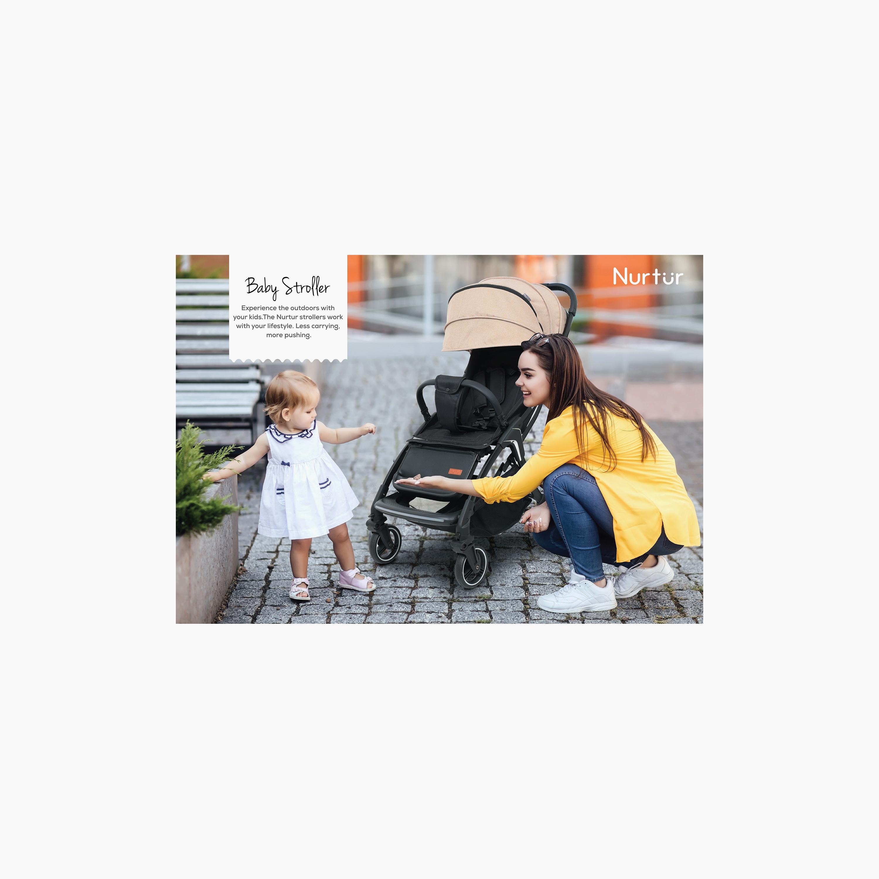 Nurtur Aspen Baby Stroller with Storage Basket - 0 - 36 M-baby-gear-strollersandprams-strollers-image-2
