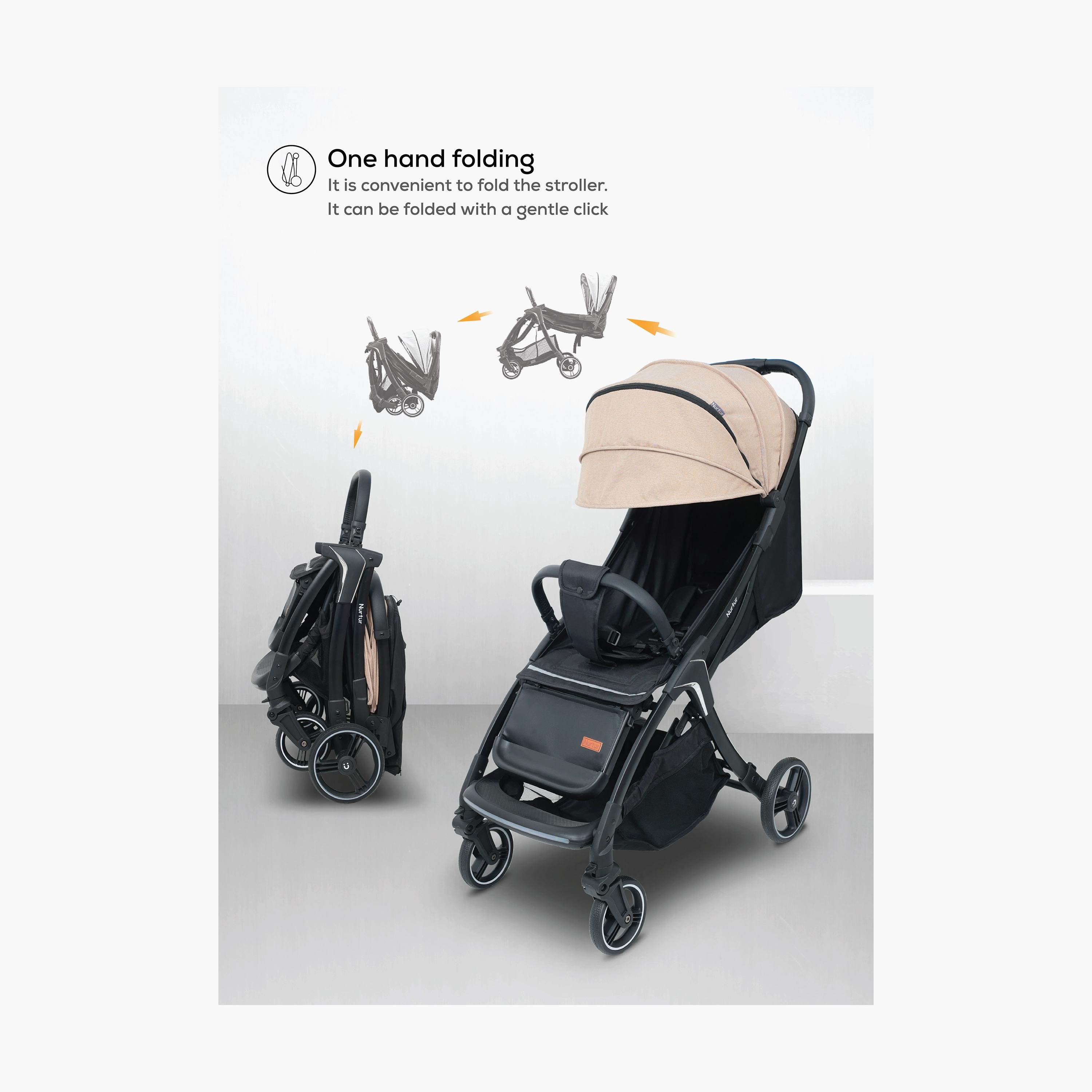 Nurtur Aspen Baby Stroller with Storage Basket - 0 - 36 M-baby-gear-strollersandprams-strollers-image-3