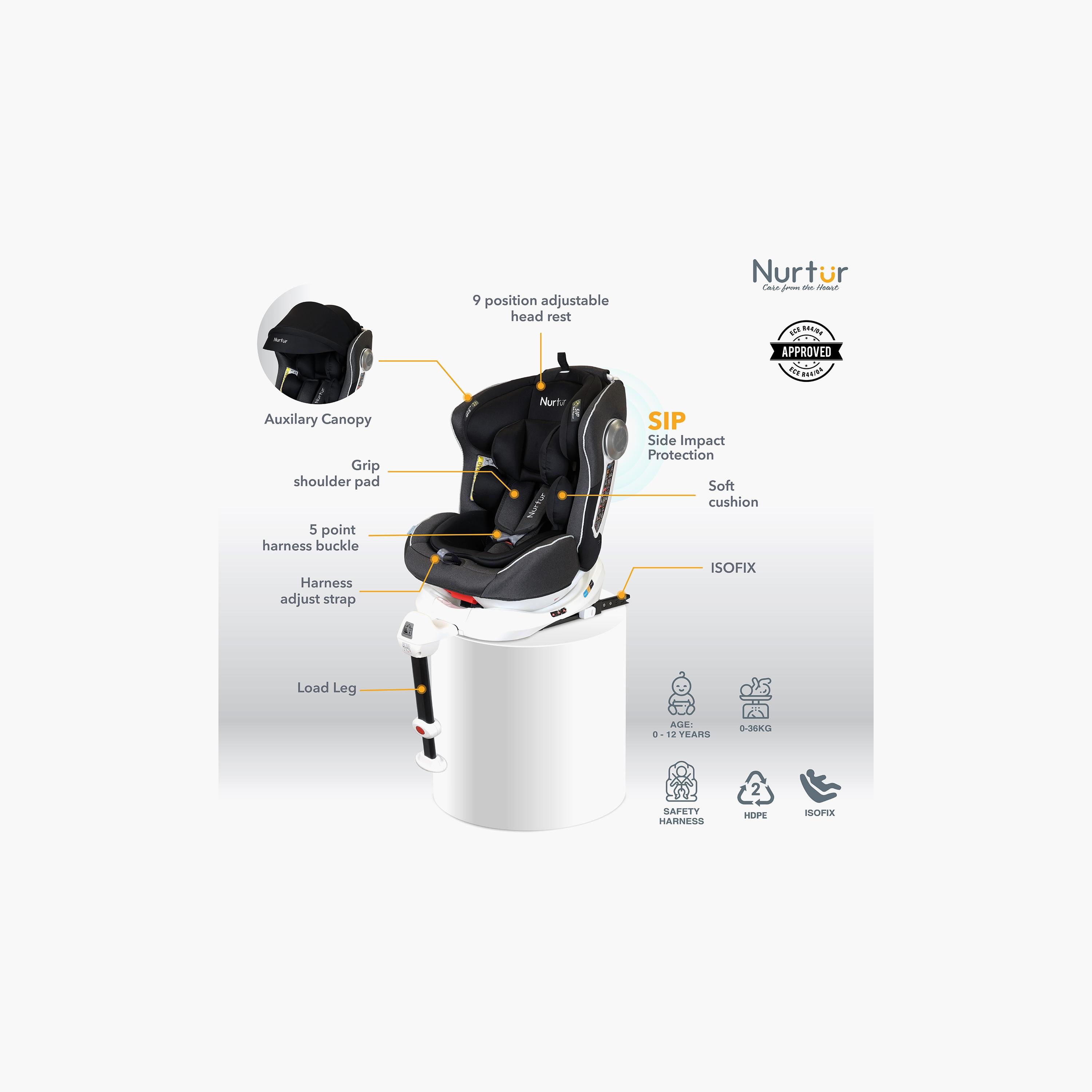 Nurtur Liberty 4-in-1 Car Seat - Up to 36kg-baby-gear-carseats-image-2