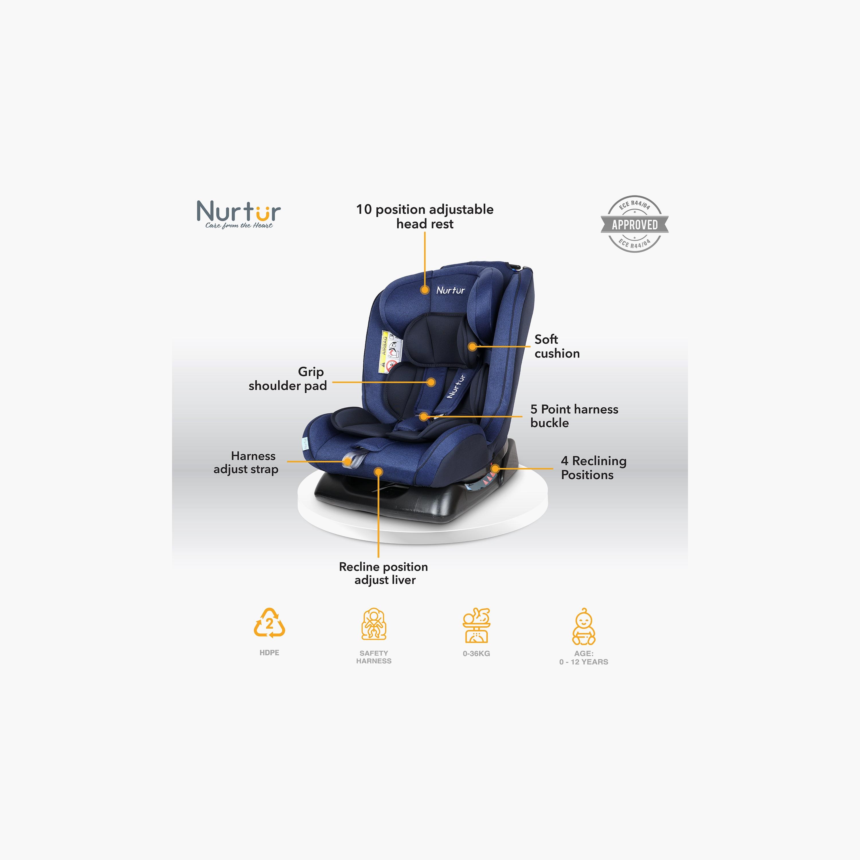 Nurtur Otto 4-in-1 Car Seat - Up to 36kg-baby-gear-carseats-image-2