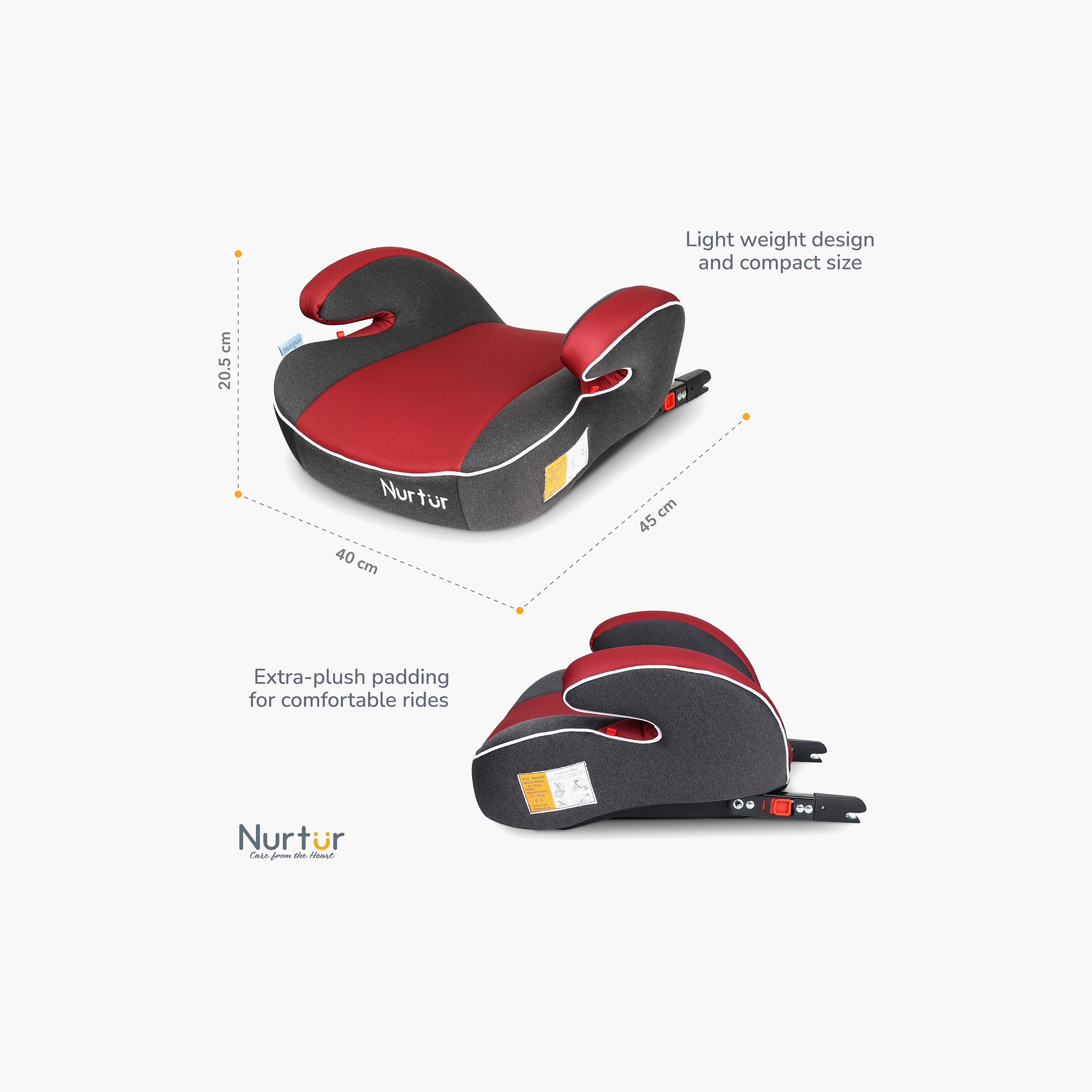 Nurtur Enzo Kids Booster Car Seat - 4 to 12 years-baby-gear-carseats-image-4