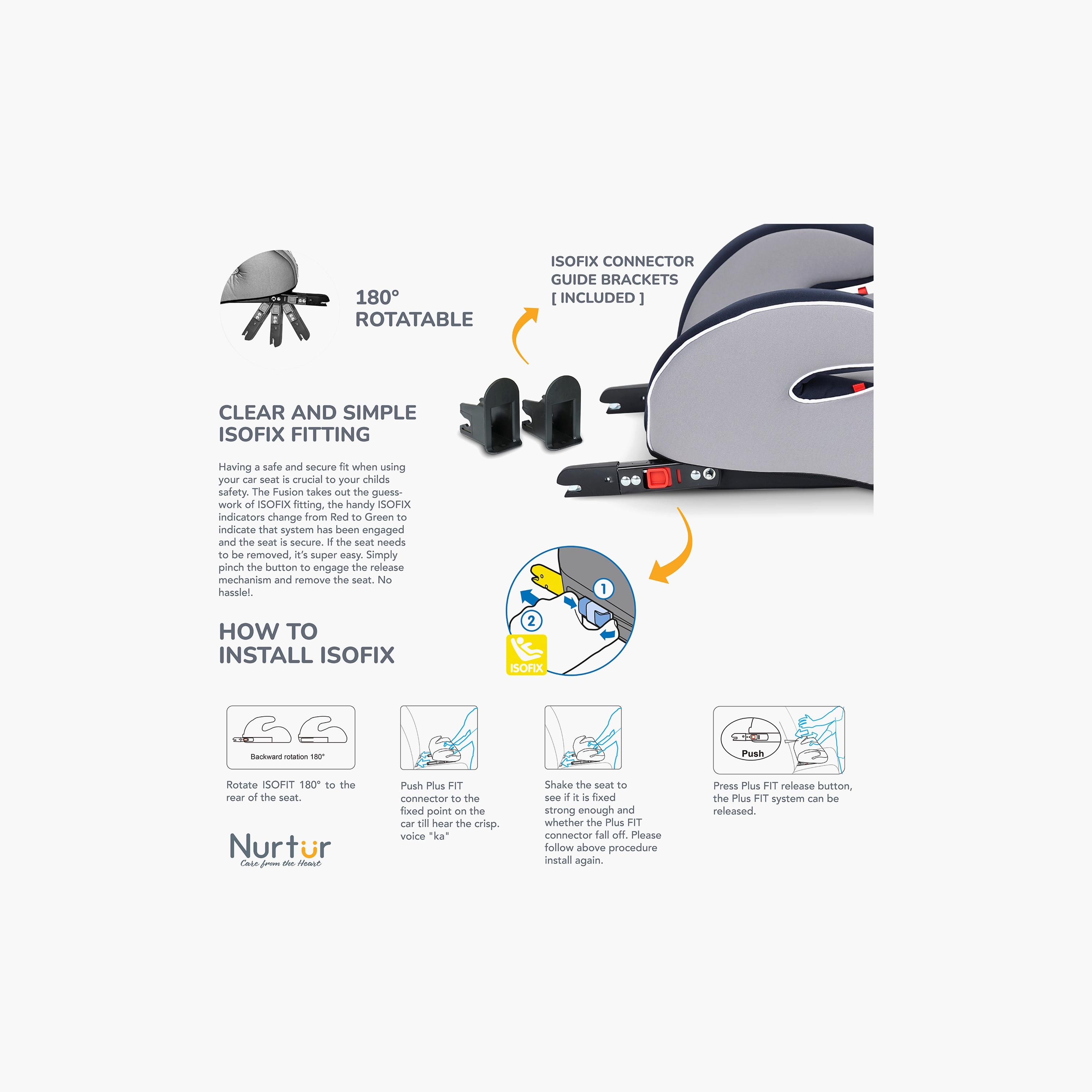 Nurtur Enzo Kids Booster Car Seat - 4 to 12 years-baby-gear-carseats-image-6