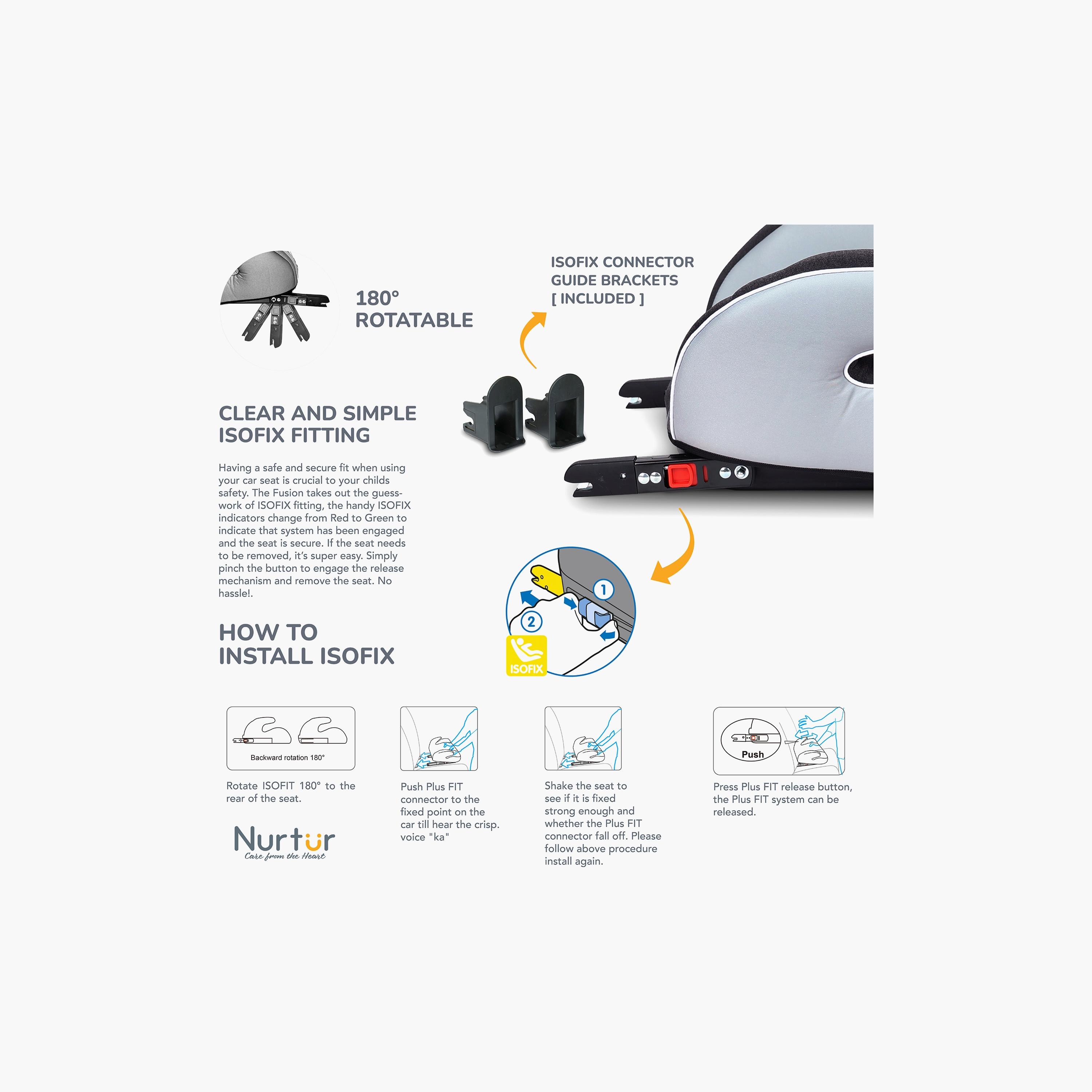 Nurtur Enzo Kids Booster Car Seat - 4 to 12 years-baby-gear-carseats-image-6