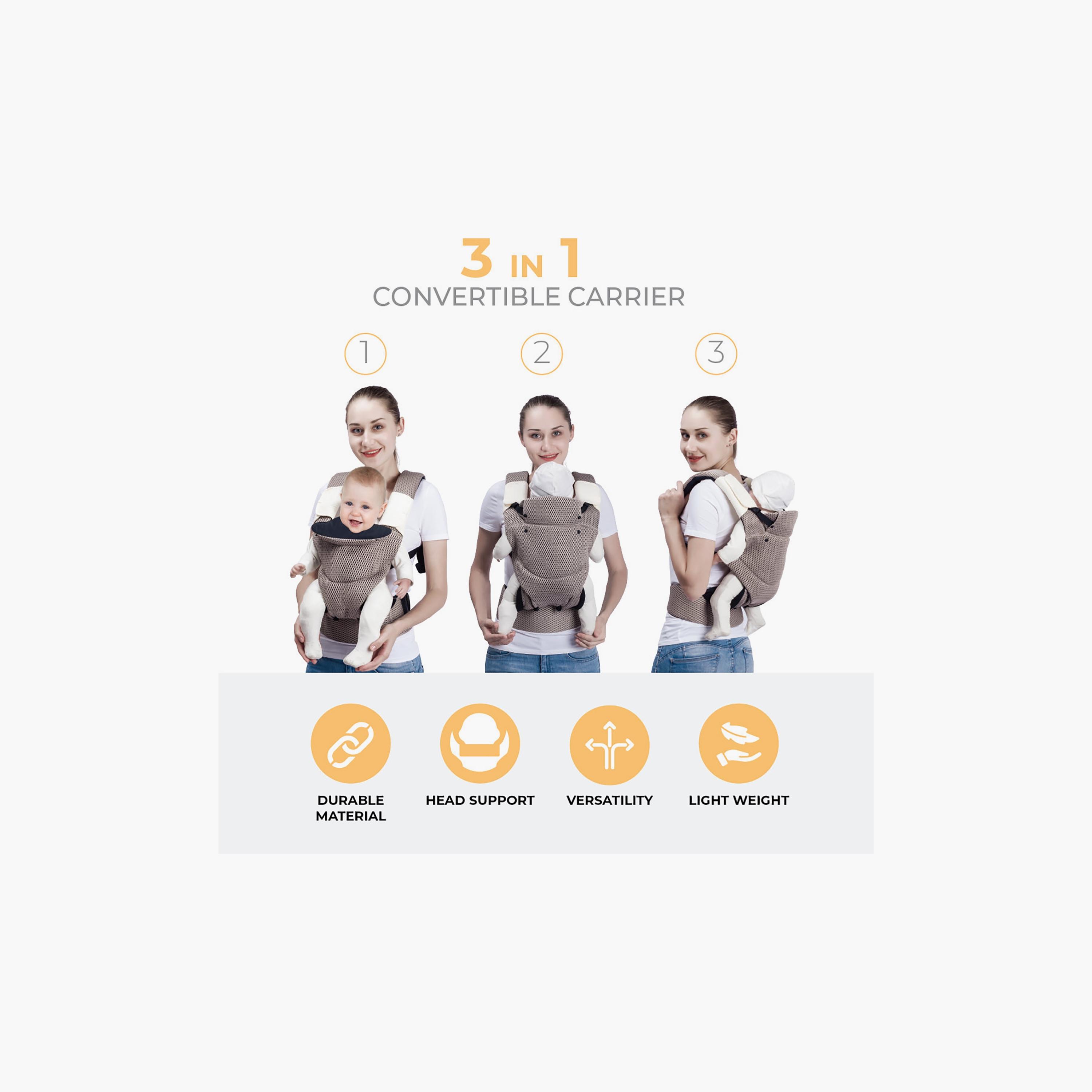 حامل الرضع شبكي فاخر ويلو مع أشرطة مبطنة من نورتور-baby-gear-babycarriers-image-6