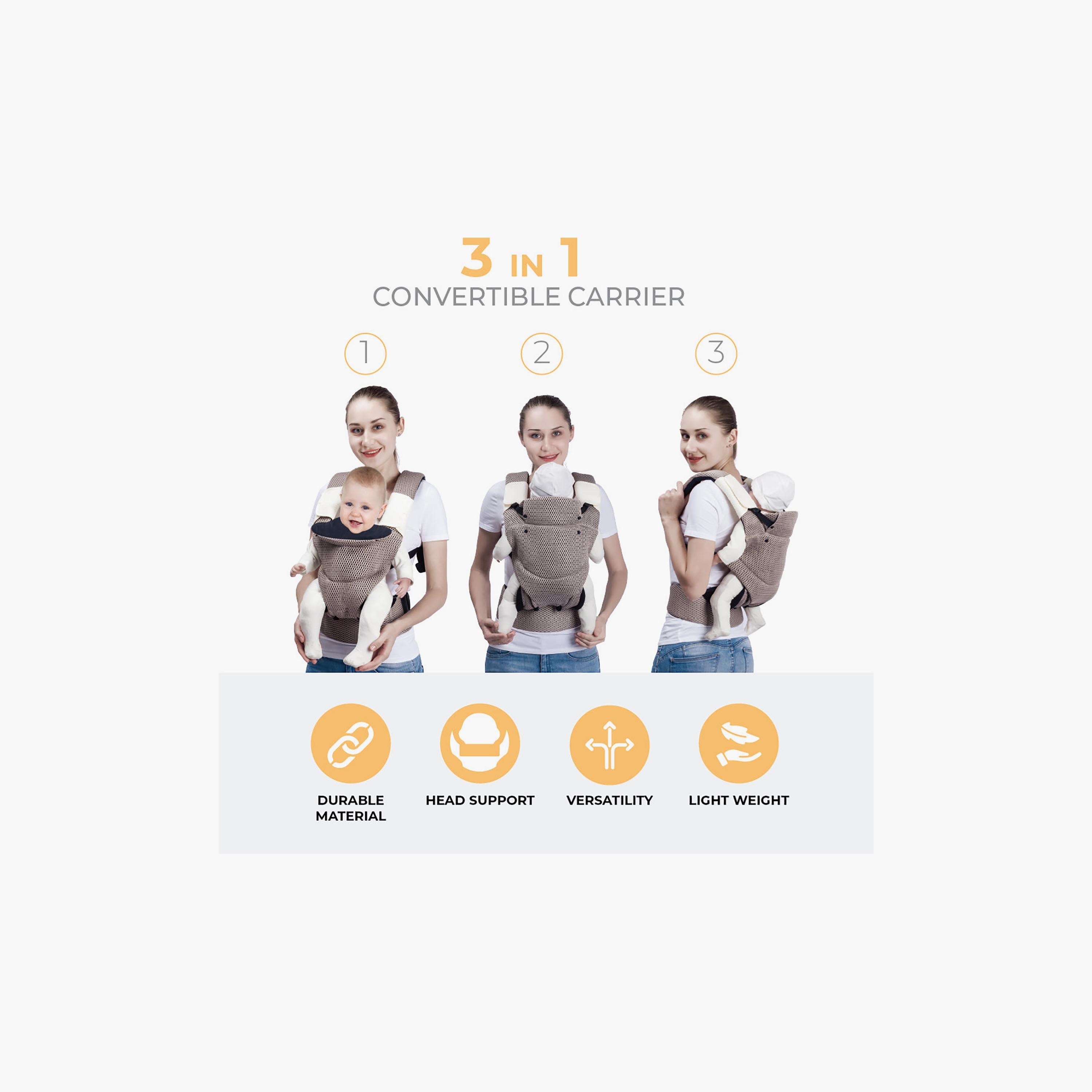 حامل الرضع شبكي فاخر ويلو مع أشرطة مبطنة من نورتور-baby-gear-babycarriers-image-6