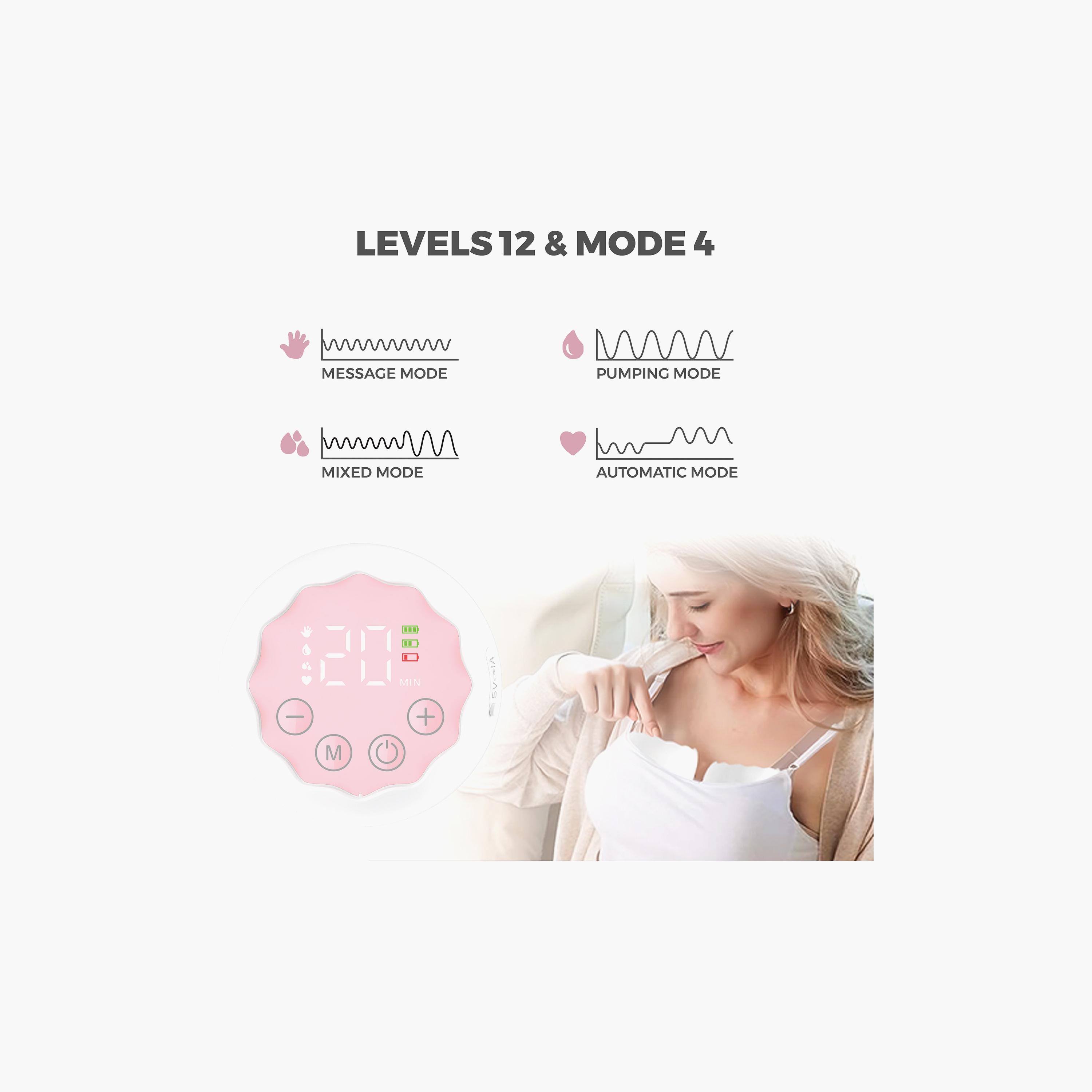 Nurtur Cozi "Flex" Single Wearable Breast Pump - 150 ml - White-baby-feeding-breastfeedingandcare-image-4