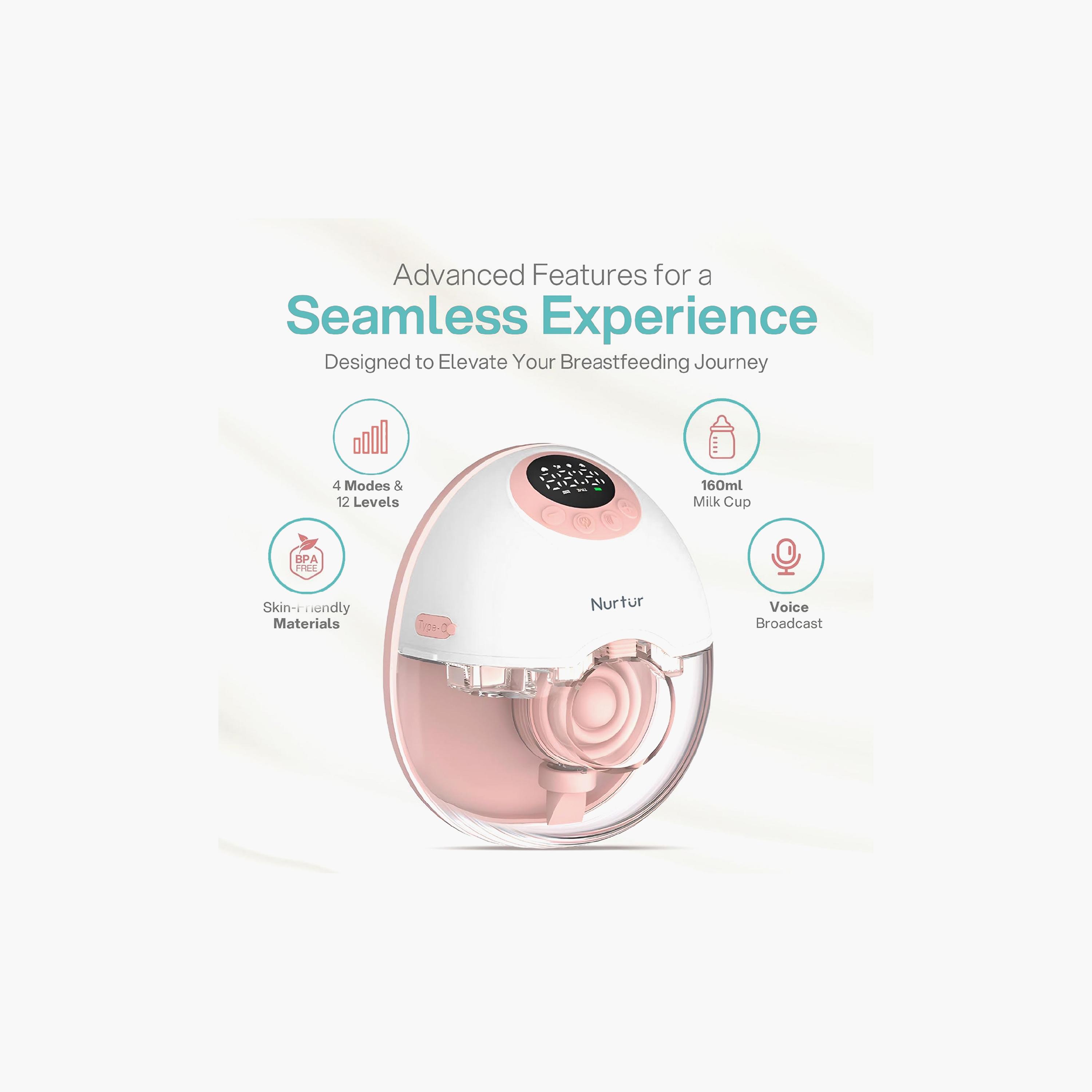 Nurtur Cozi Single Breast Pump - 150 ml-baby-feeding-breastfeedingandcare-image-4