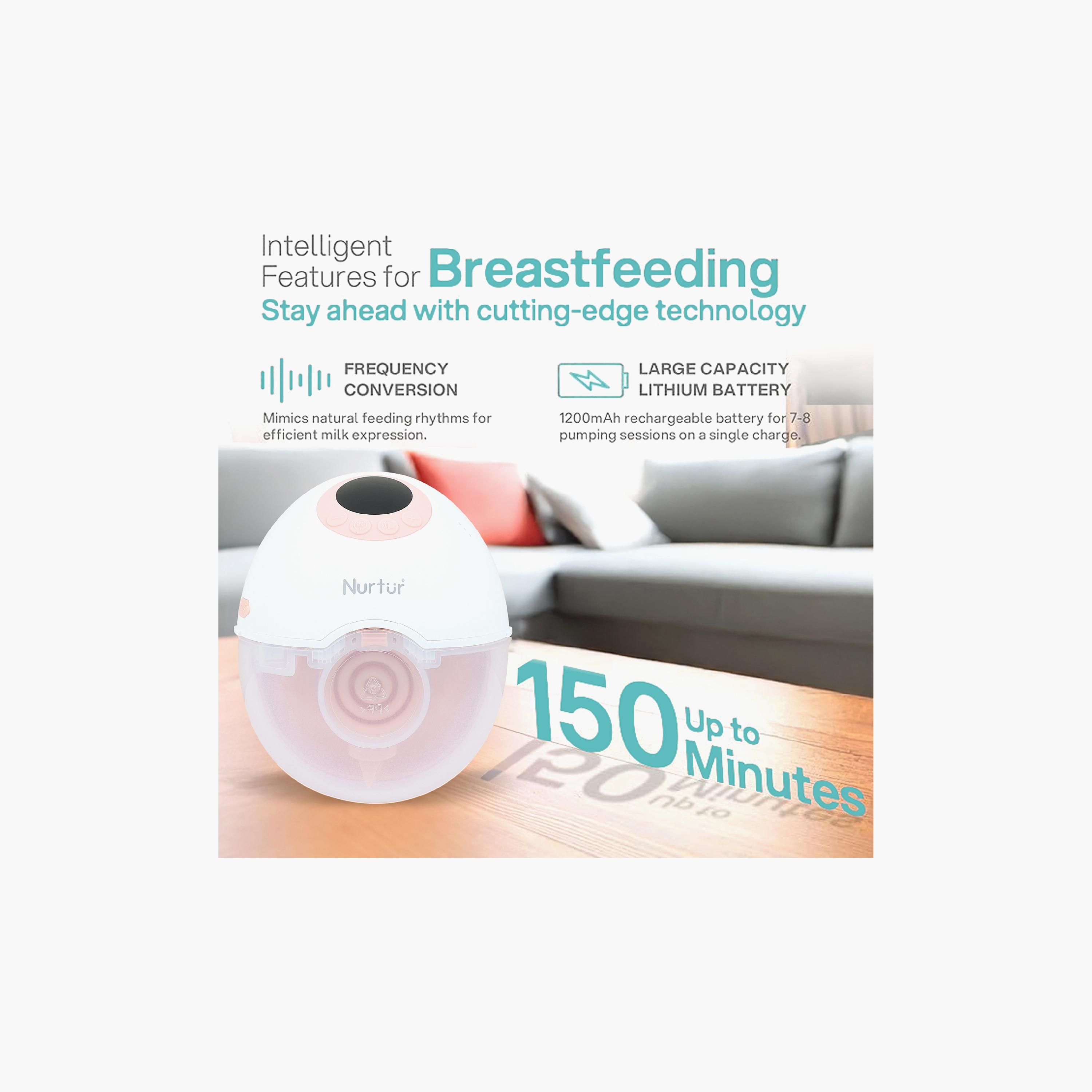 Nurtur Cozi Double Breast Pump - 150 ml-baby-feeding-breastfeedingandcare-image-4
