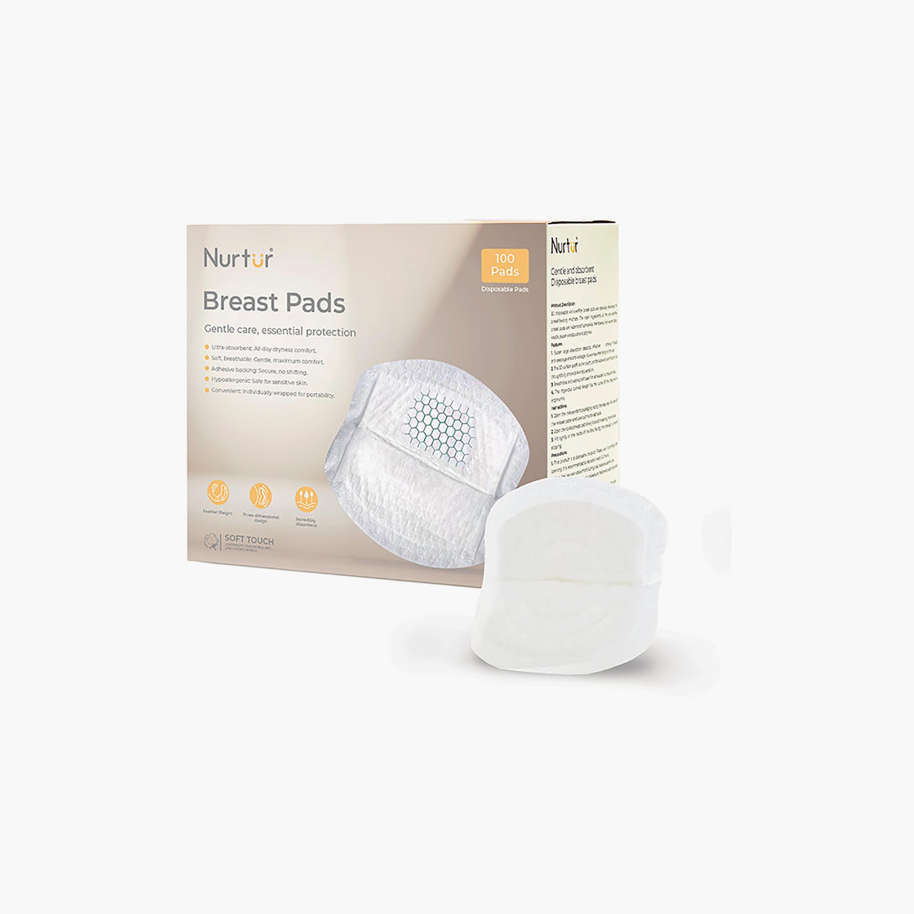 Nurtur 100-Piece Ultra-Thin Disposable Breast Pads-baby-feeding-breastfeedingandcare-image-1