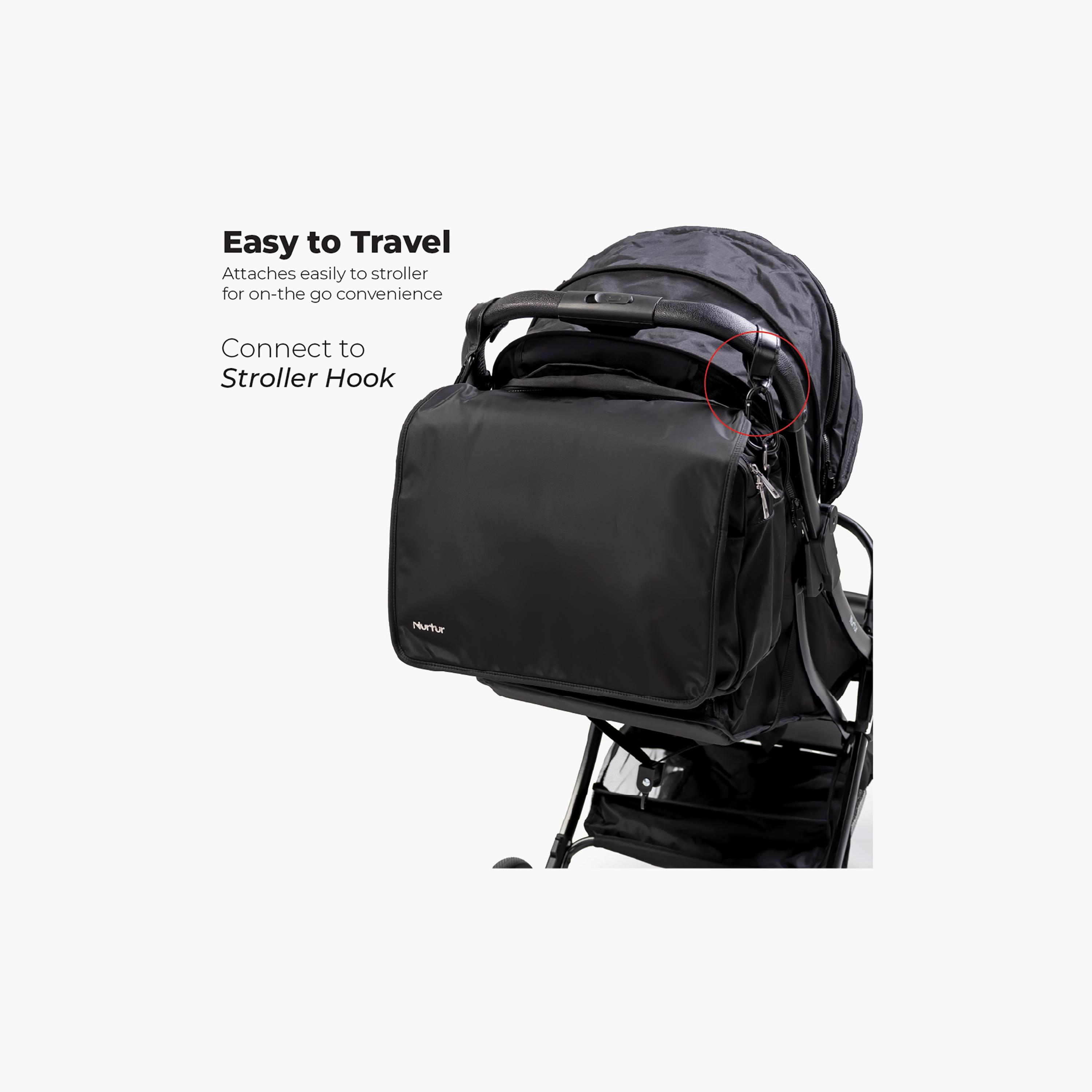 Nurtur Metro Messenger Diaper Bag with Insulator Bottle-baby-gear-diaperbags-image-8