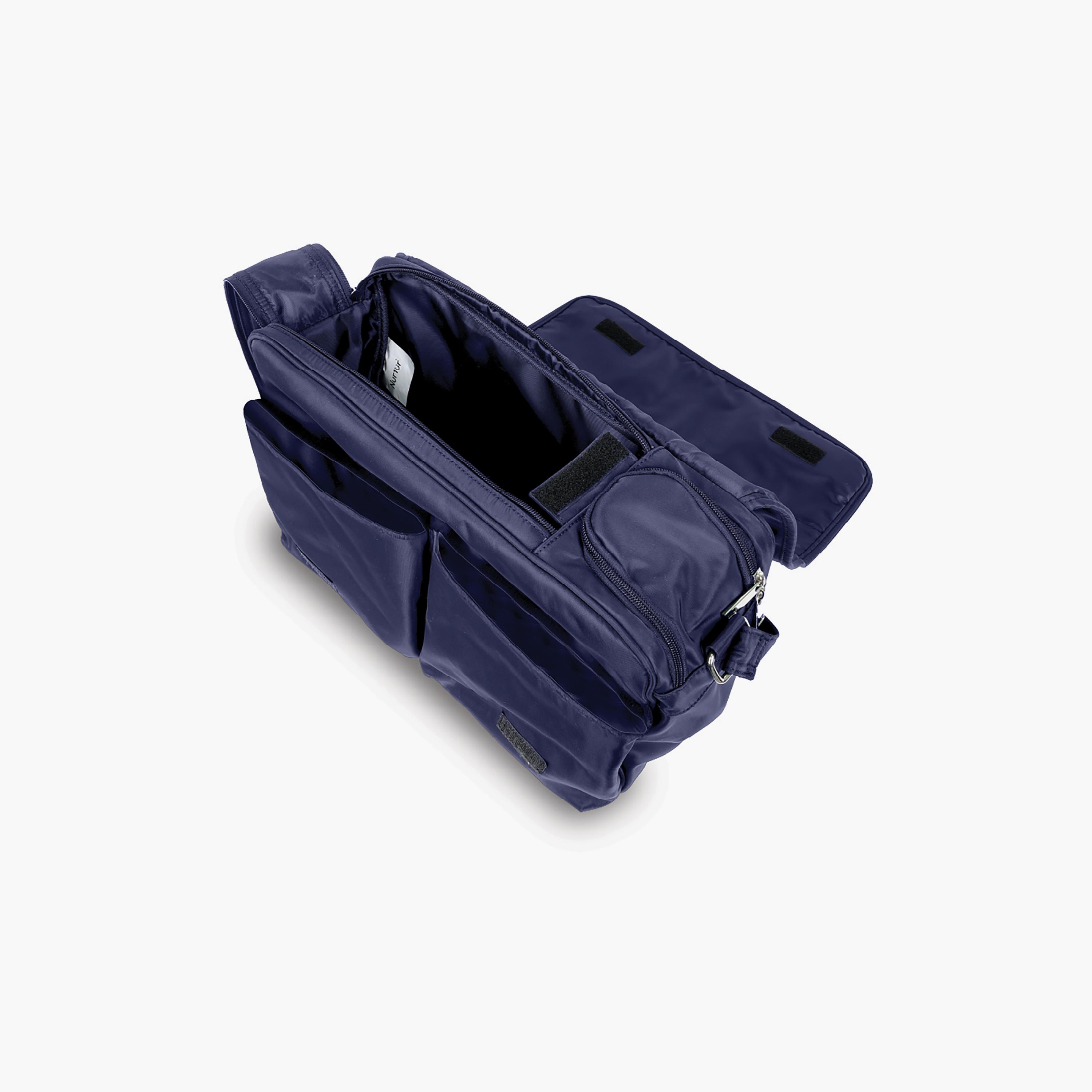Nurtur Metro Messenger Diaper Bag with Insulator Bottle-baby-gear-diaperbags-image-2