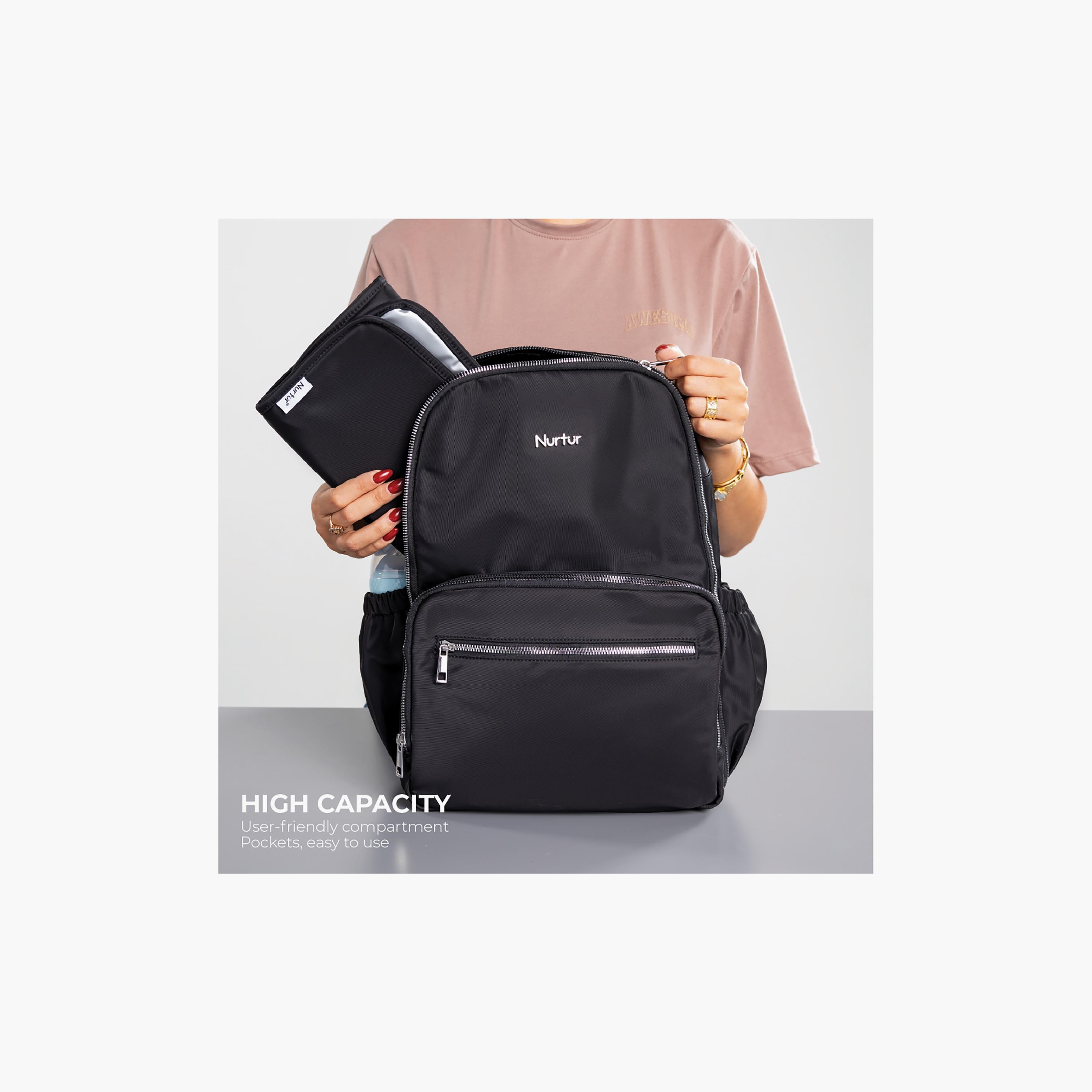 Nurtur Maverick Maternity Diaper Bag with Insulator Bottle-baby-gear-diaperbags-image-5