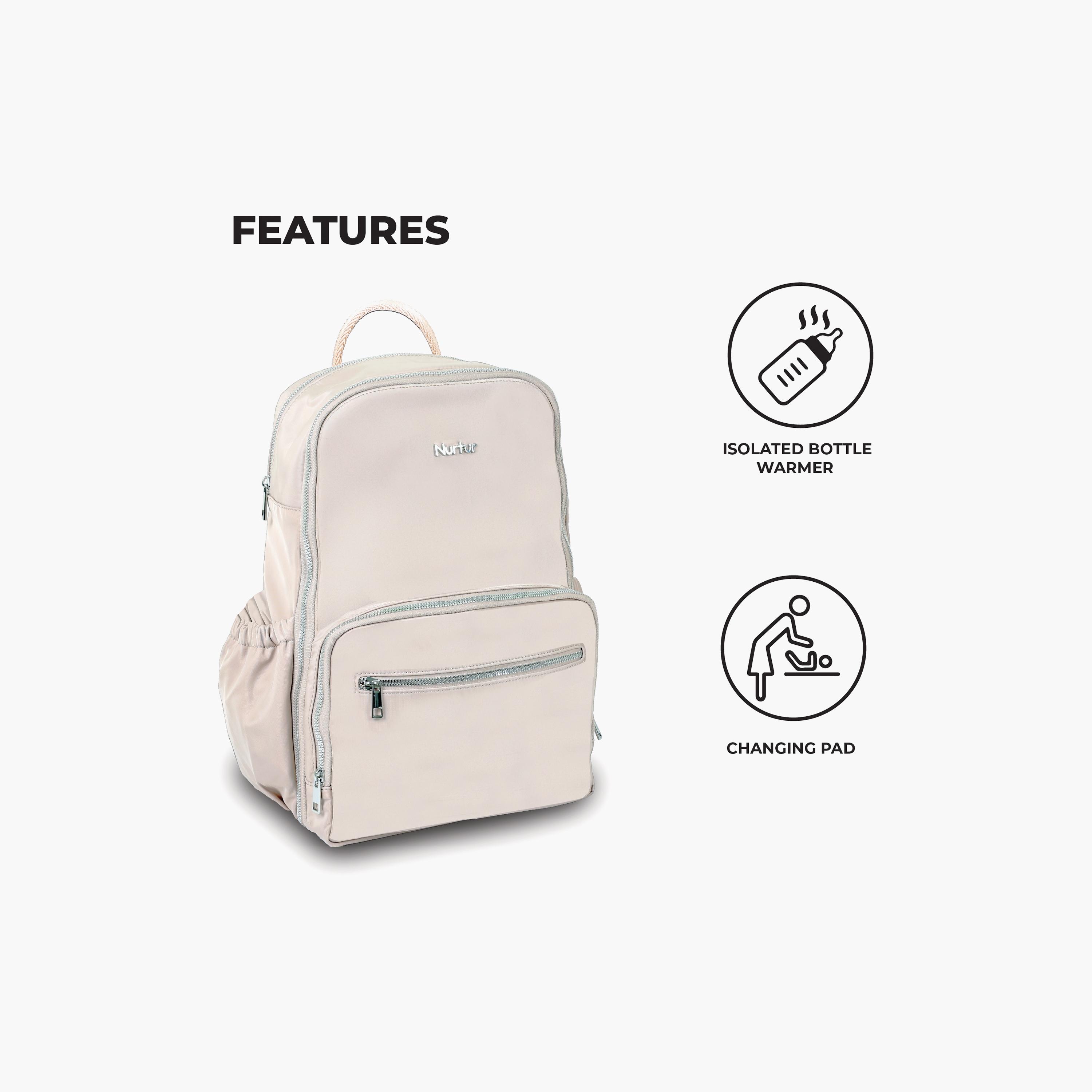 Nurtur Maverick Maternity Diaper Bag with Insulator Bottle-baby-gear-diaperbags-image-3