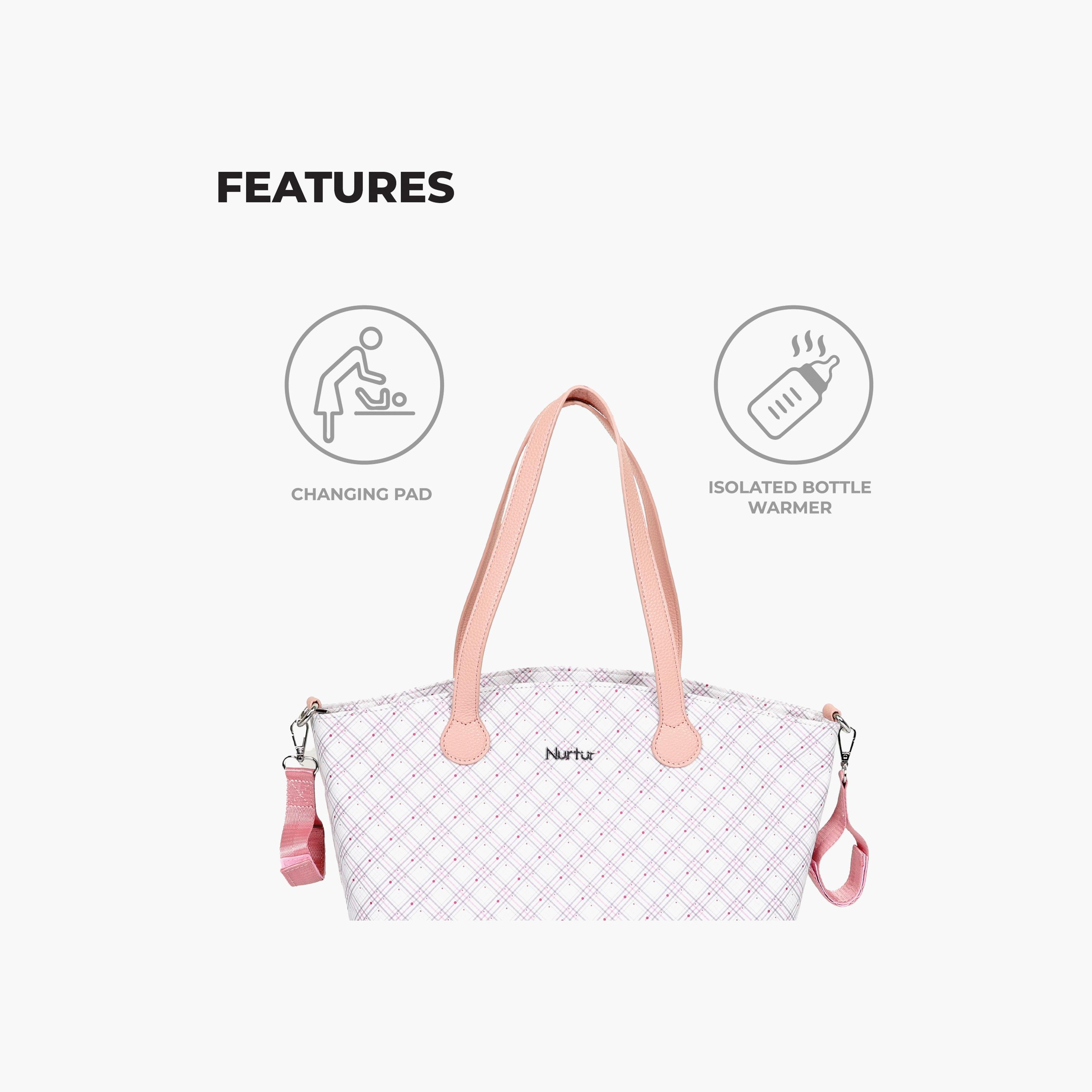 Nurtur Maternity Diaper Bag with Insulator Bottle-baby-gear-diaperbags-image-3