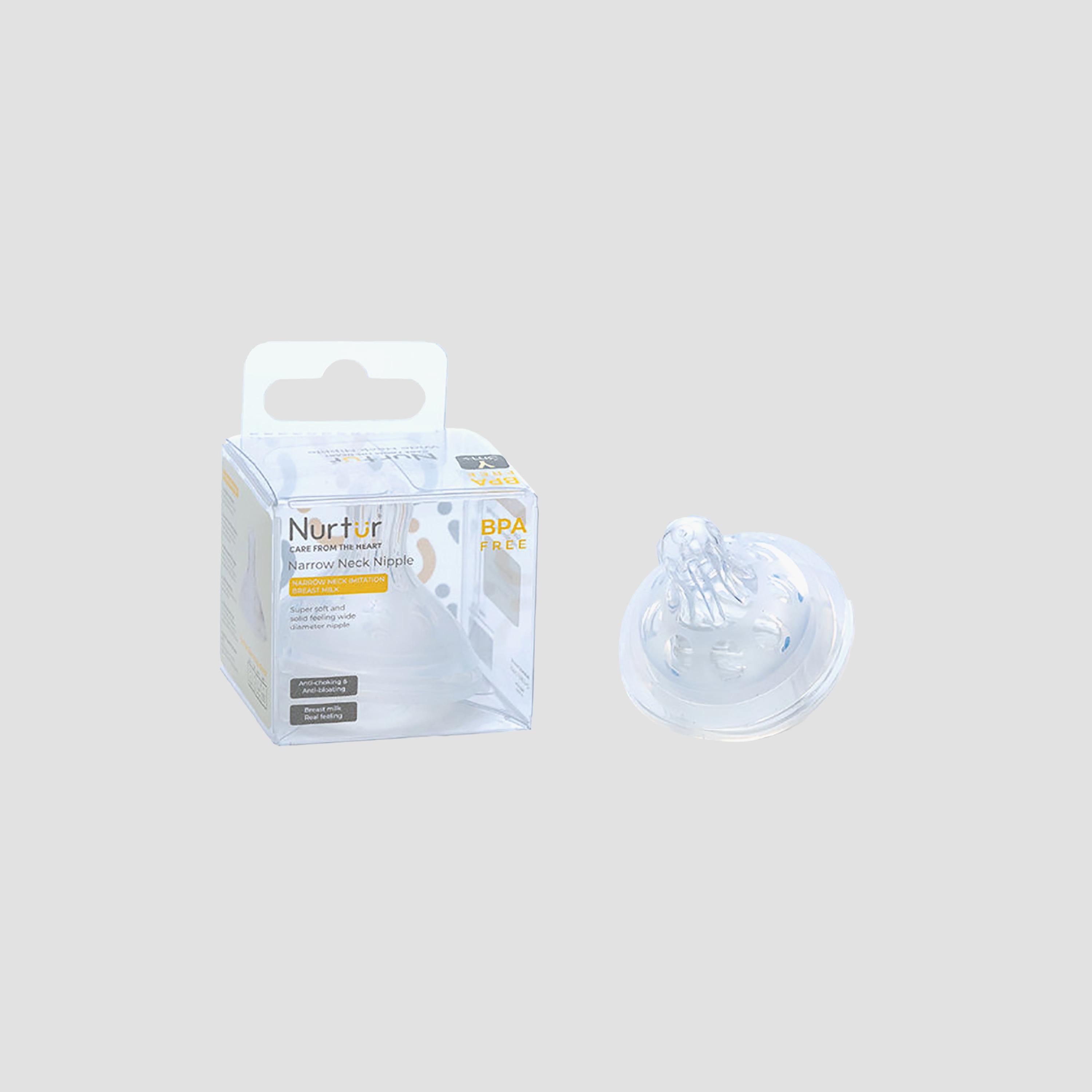 Nurtur Cozi Wide Neck Silicone Teats - 3 Flow Rate - X Cut-baby-feeding-feedingbottles-bottlesandteats-image-2