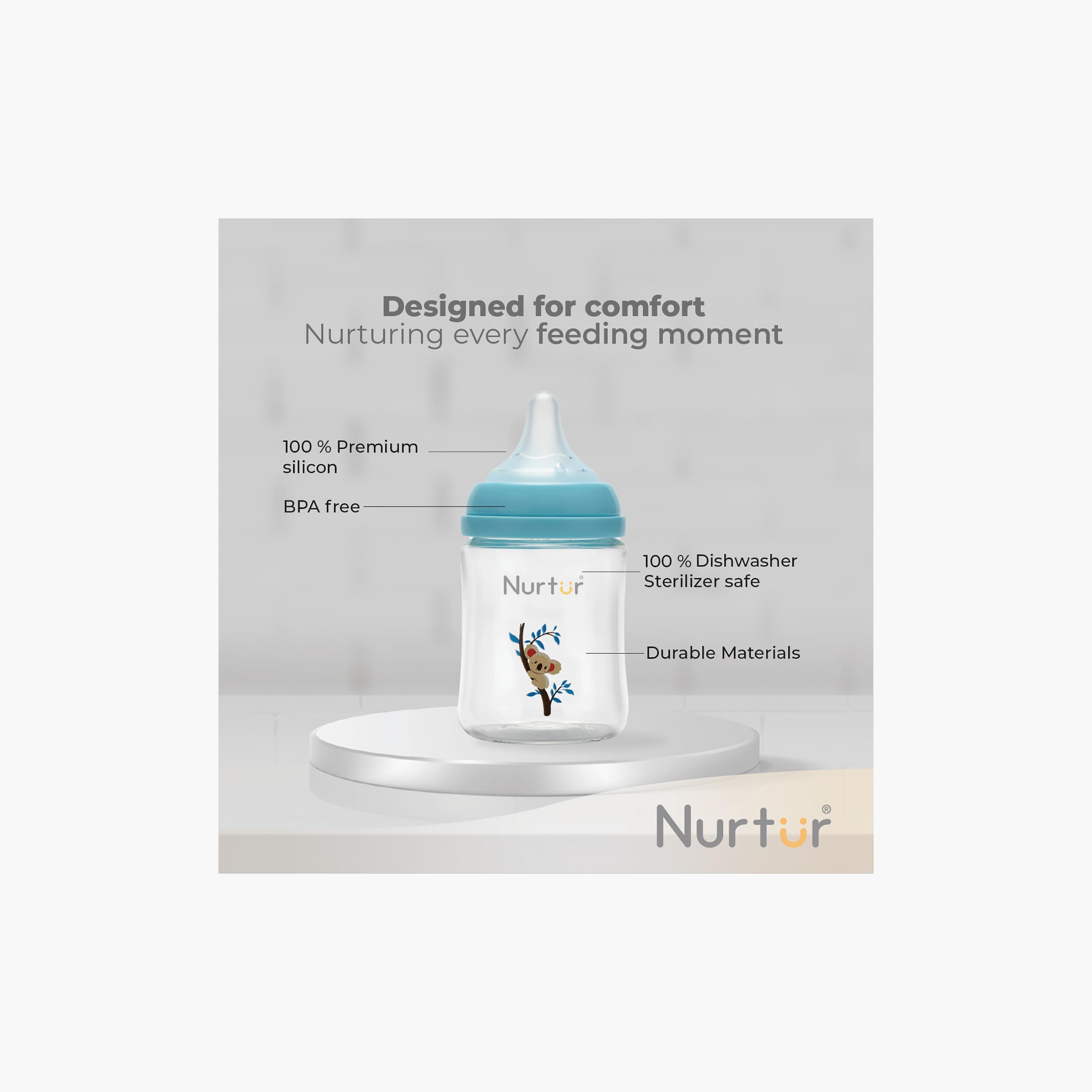Nurtur Cozi Anti-Colic Feeding Bottle - 160 ml - Koala-baby-feeding-feedingbottles-bottlesandteats-image-4