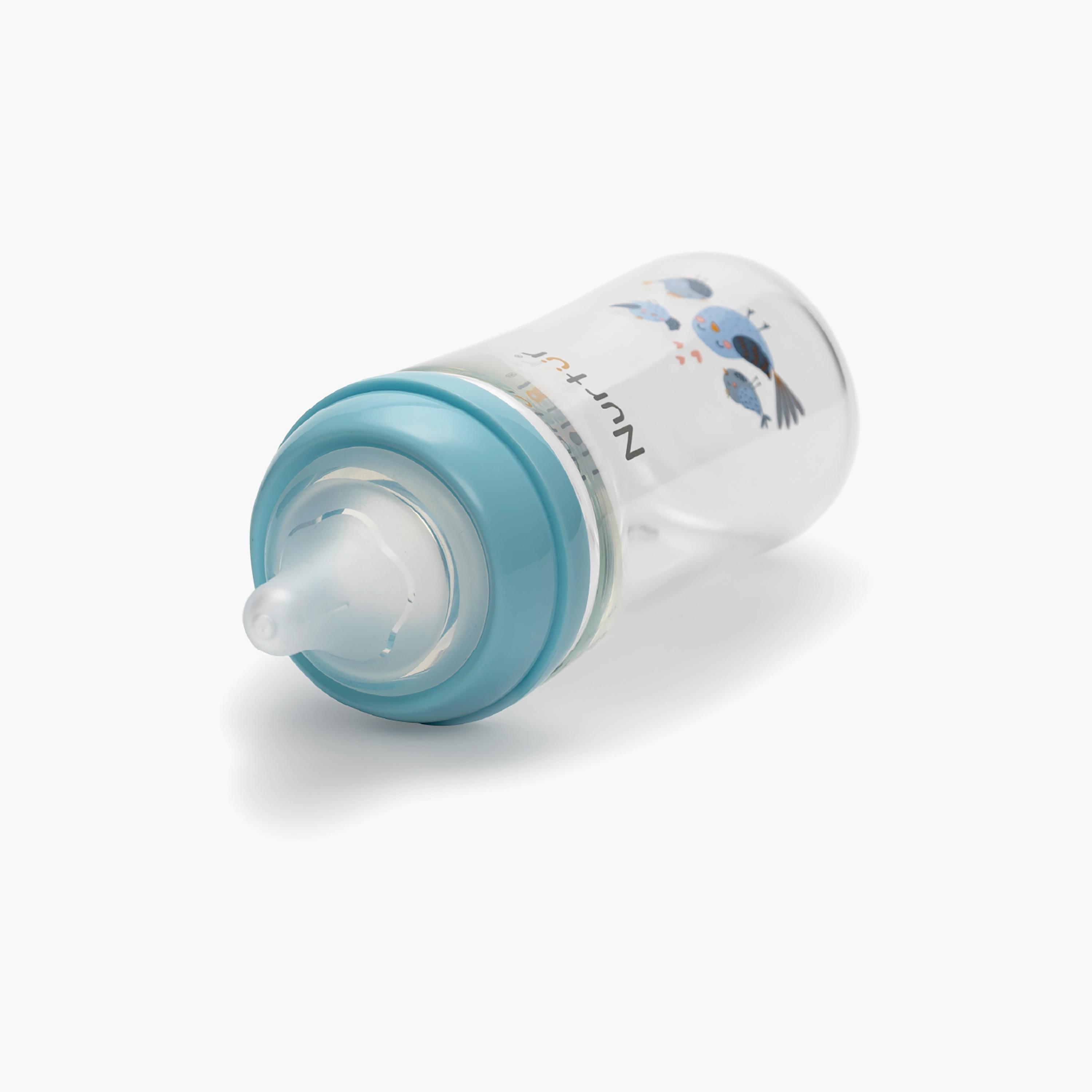 Nurtur Cozi Anti-Colic Feeding Bottle - 240 ml - Birds-baby-feeding-feedingbottles-bottlesandteats-image-3