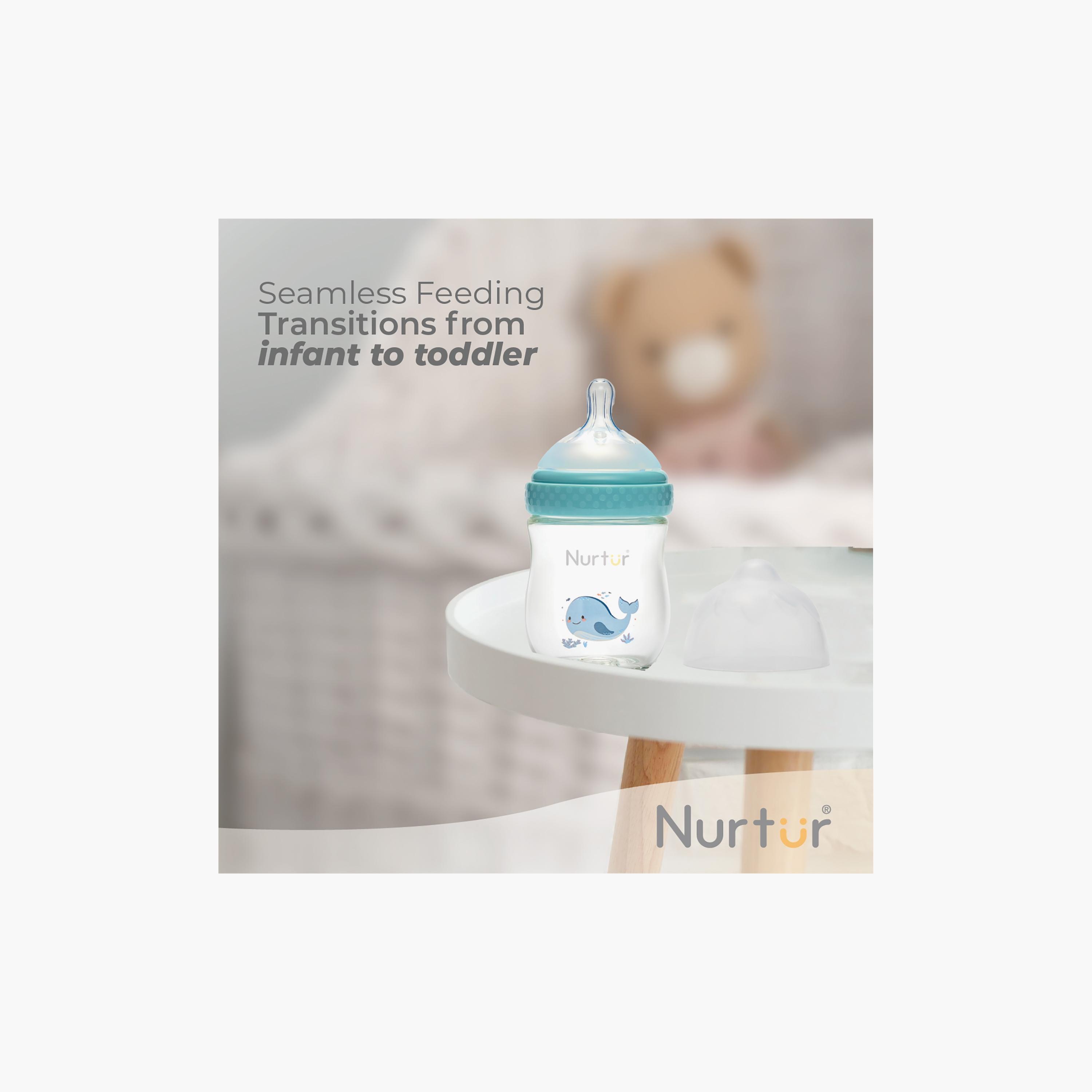 Nurtur Cozi Anti-Colic Feeding Bottle - 160 ml - Dolphin-baby-feeding-feedingbottles-bottlesandteats-image-6