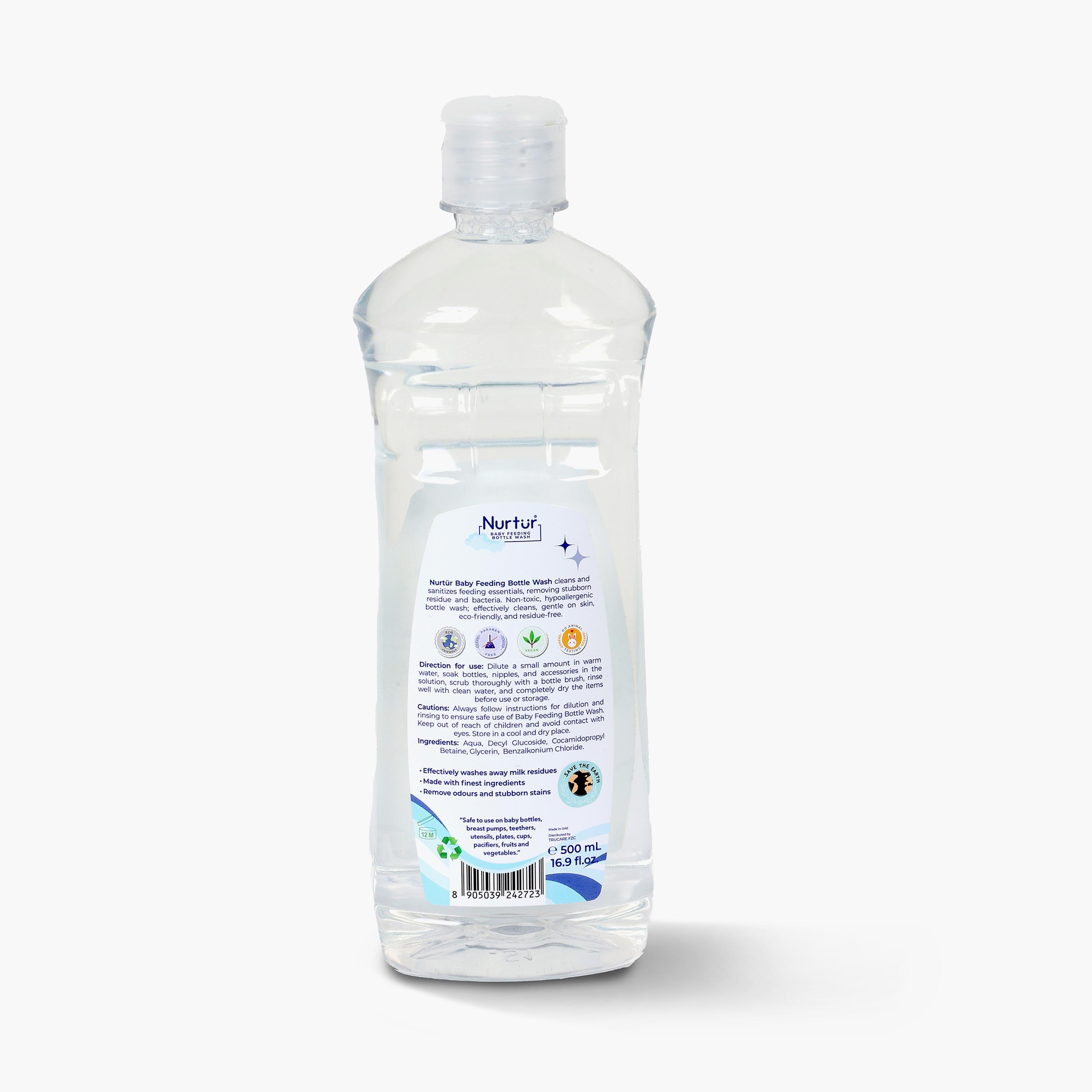 Nurtur Liquid Cleanser for Feeding Bottles - 500 ml-baby-feeding-accessories-image-10