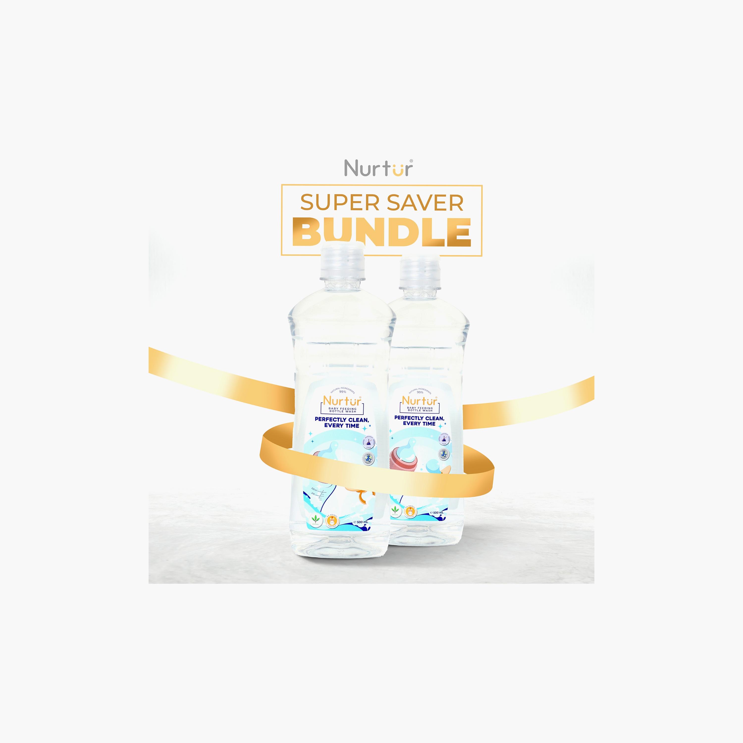 Nurtur Liquid Cleanser for Feeding Bottles - 500 ml-baby-feeding-accessories-image-11