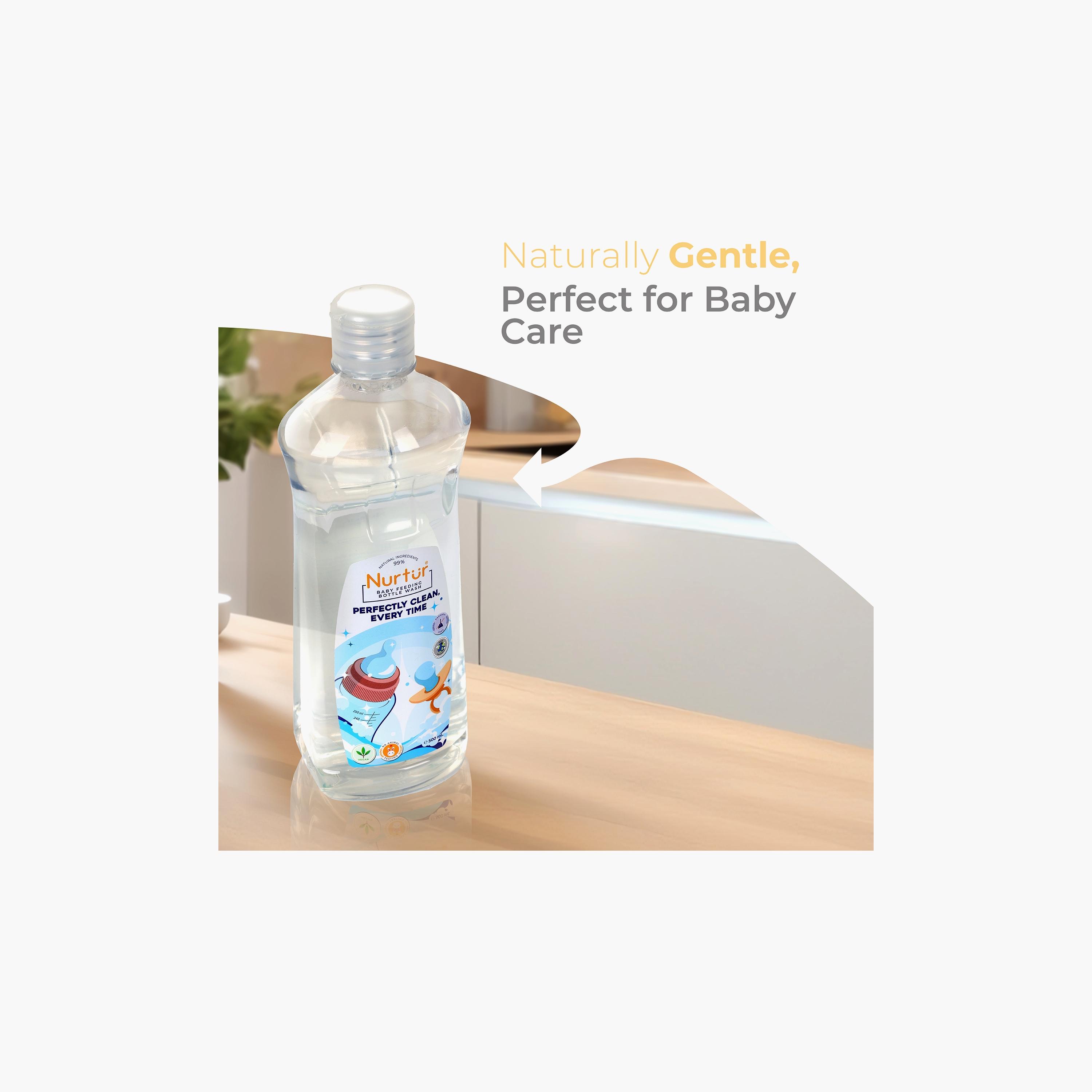Nurtur Liquid Cleanser for Feeding Bottles - 500 ml-baby-feeding-accessories-image-5
